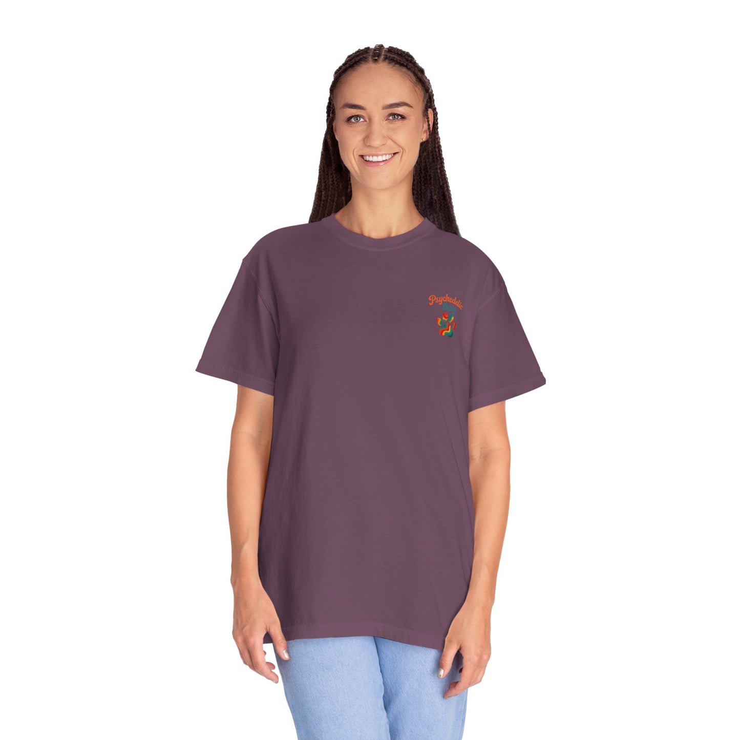 Psychedelic Dog T-Shirt - Jimi Hendrix Fun Humorous Design for Men and Women