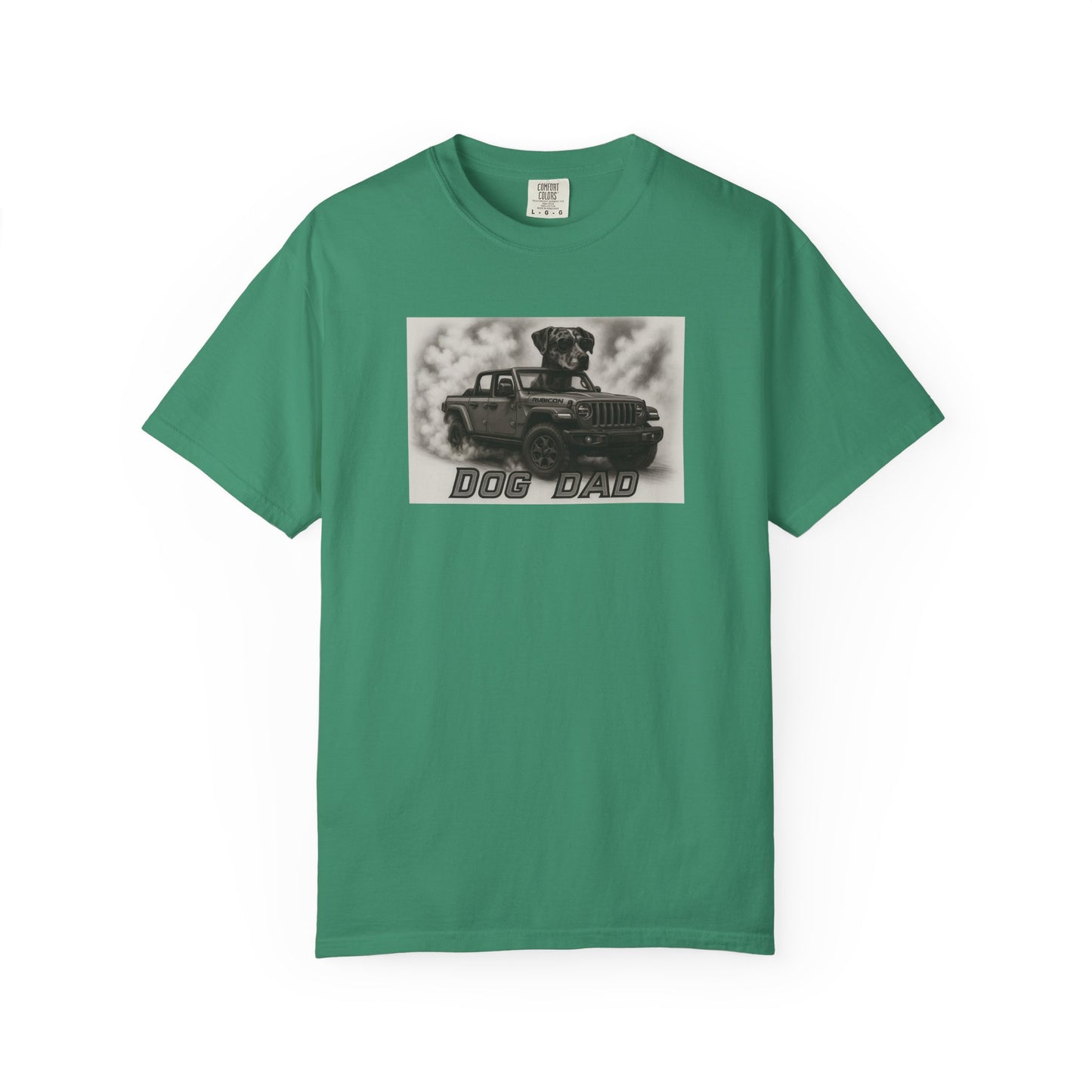 Dog Dad - Catahoula - Cool Dogs in Cool Cars T-Shirt Collection | Funny Dog Lover Apparel for Men