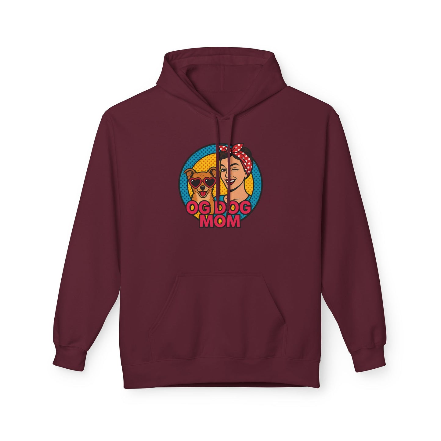 Hoodie for Dog Moms - Unisex Midweight Softstyle Fleece Hoodie