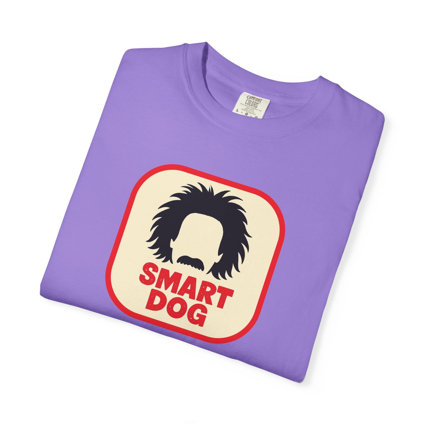 Dog Lover Graphic T-shirt - Smart Dog, Albert Einstein Design