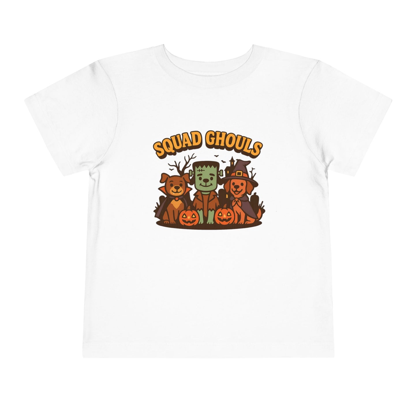 Halloween Squad Ghouls Toddler Tee, Cute Spooky Shirt for Kids, Halloween Costume Top, Trick or Treat Tee, Fall Celebration Outfit