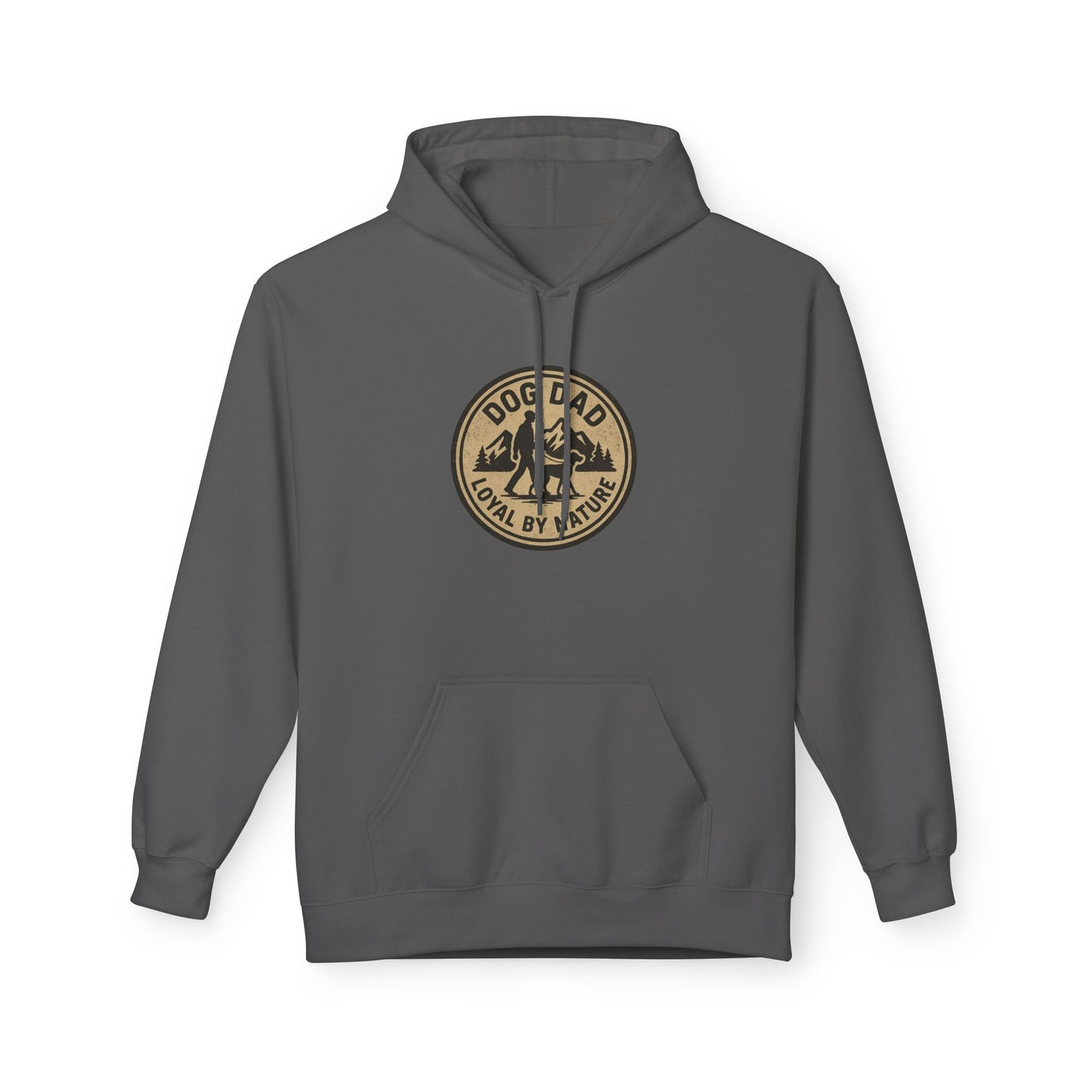 Dog Dad Fleece Hoodie, Unisex Softstyle Hooded Sweatshirt, Perfect Gift for Dog Lovers, Comfortable and Stylish