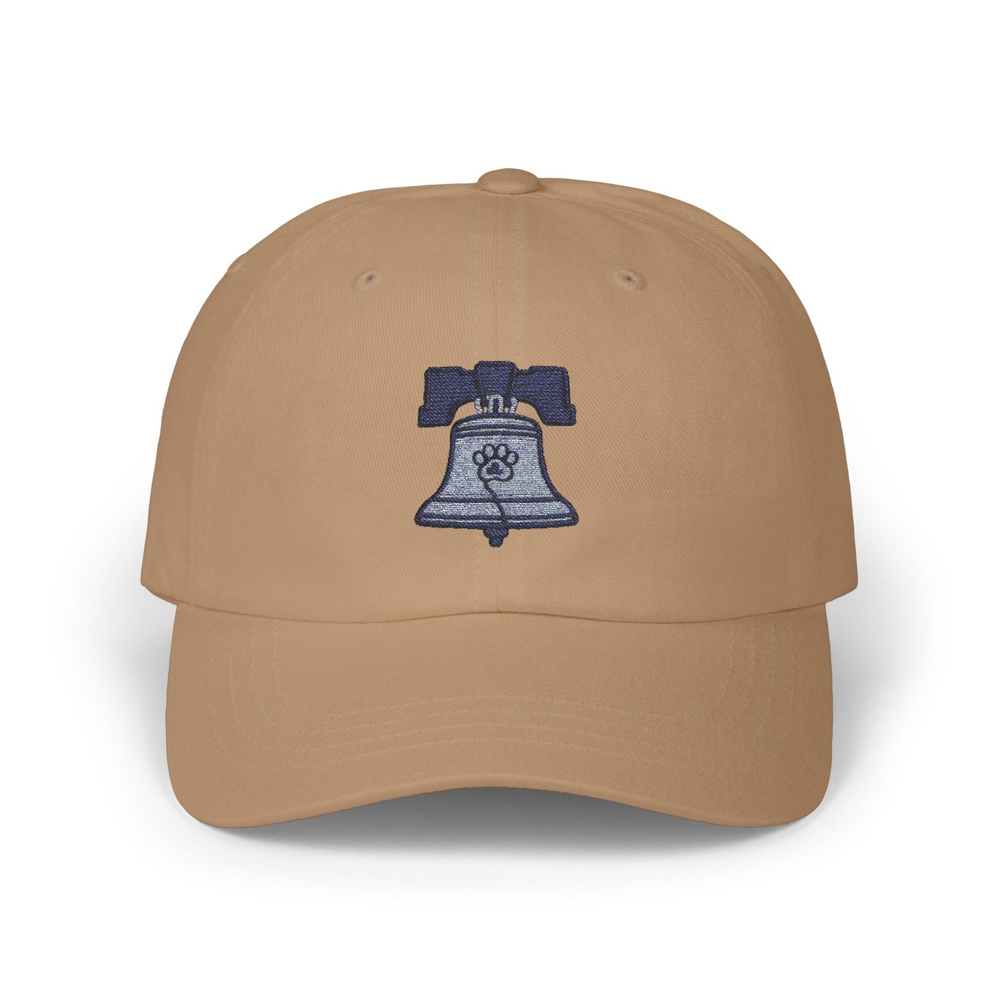 Classic Dad Cap with Liberty Bell Design, Adjustable Cotton Cap, Perfect Gift for Father's Day, Casual Wear, Everyday Accessory