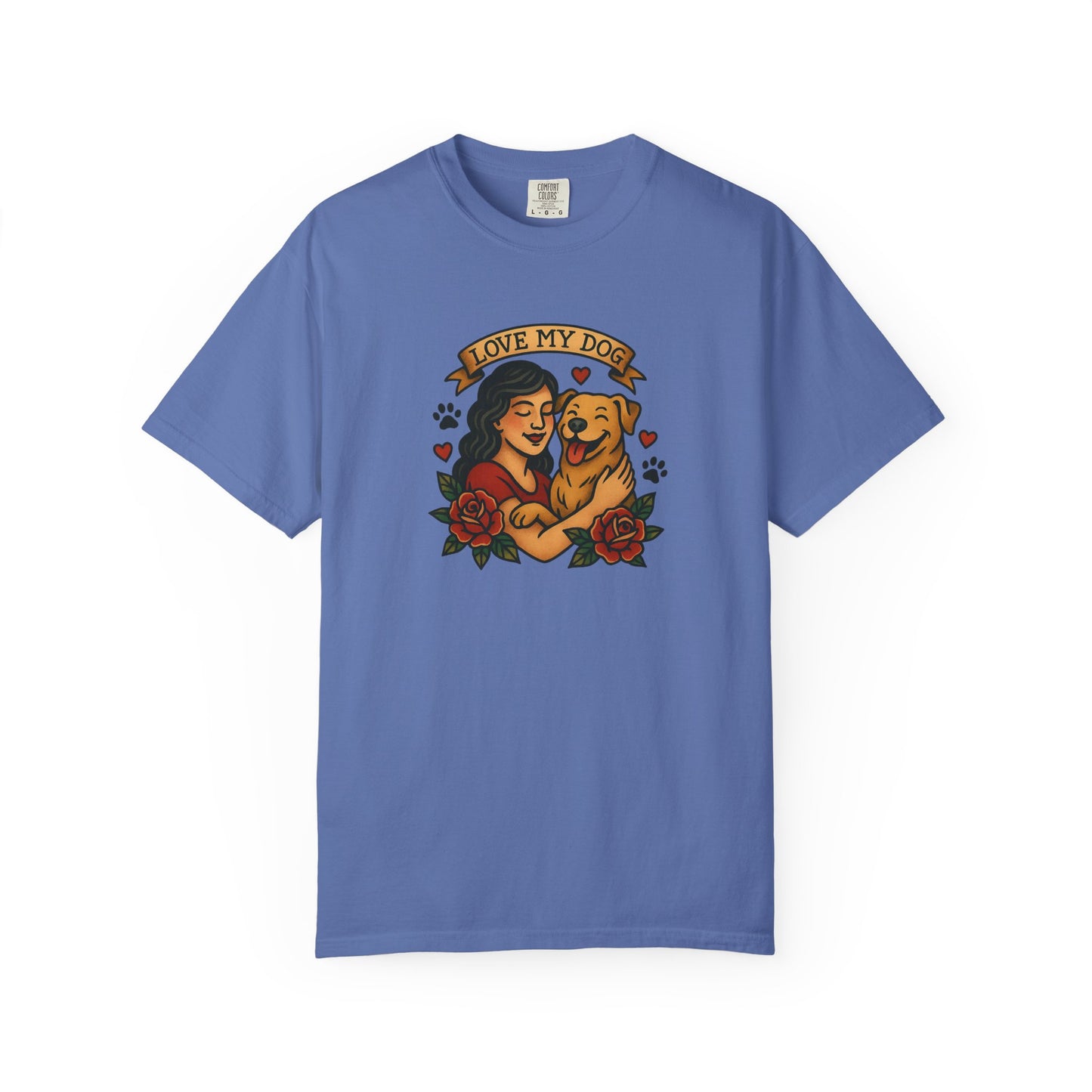 Love My Dog T-Shirt, Cute Dog Lover Tee, Pet Owner Gift, Adoption Awareness Shirt, Casual Everyday Wear