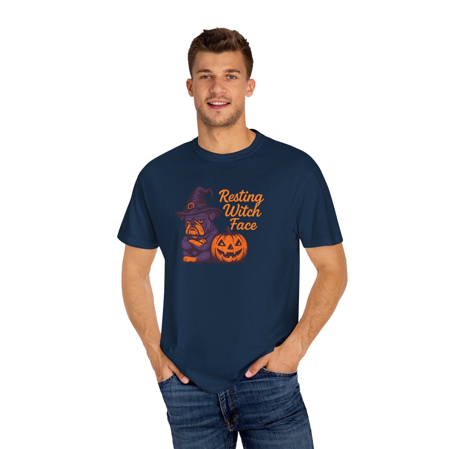 Halloween Witch T-Shirt, Funny Resting Witch Face Tee, Unisex Halloween Apparel, Spooky Season Shirt, Fall Festive Wear