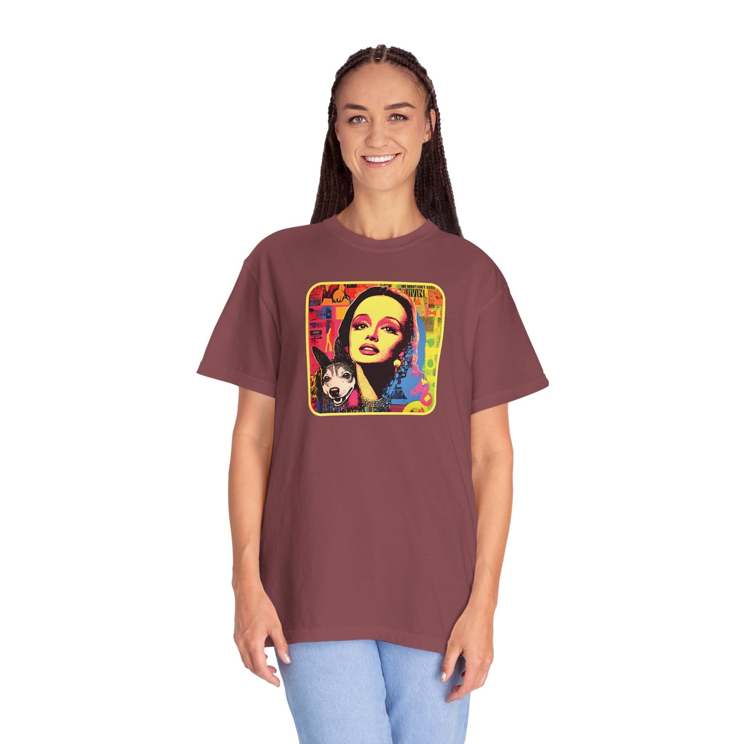 Pop Art Mom and Dog T-Shirt