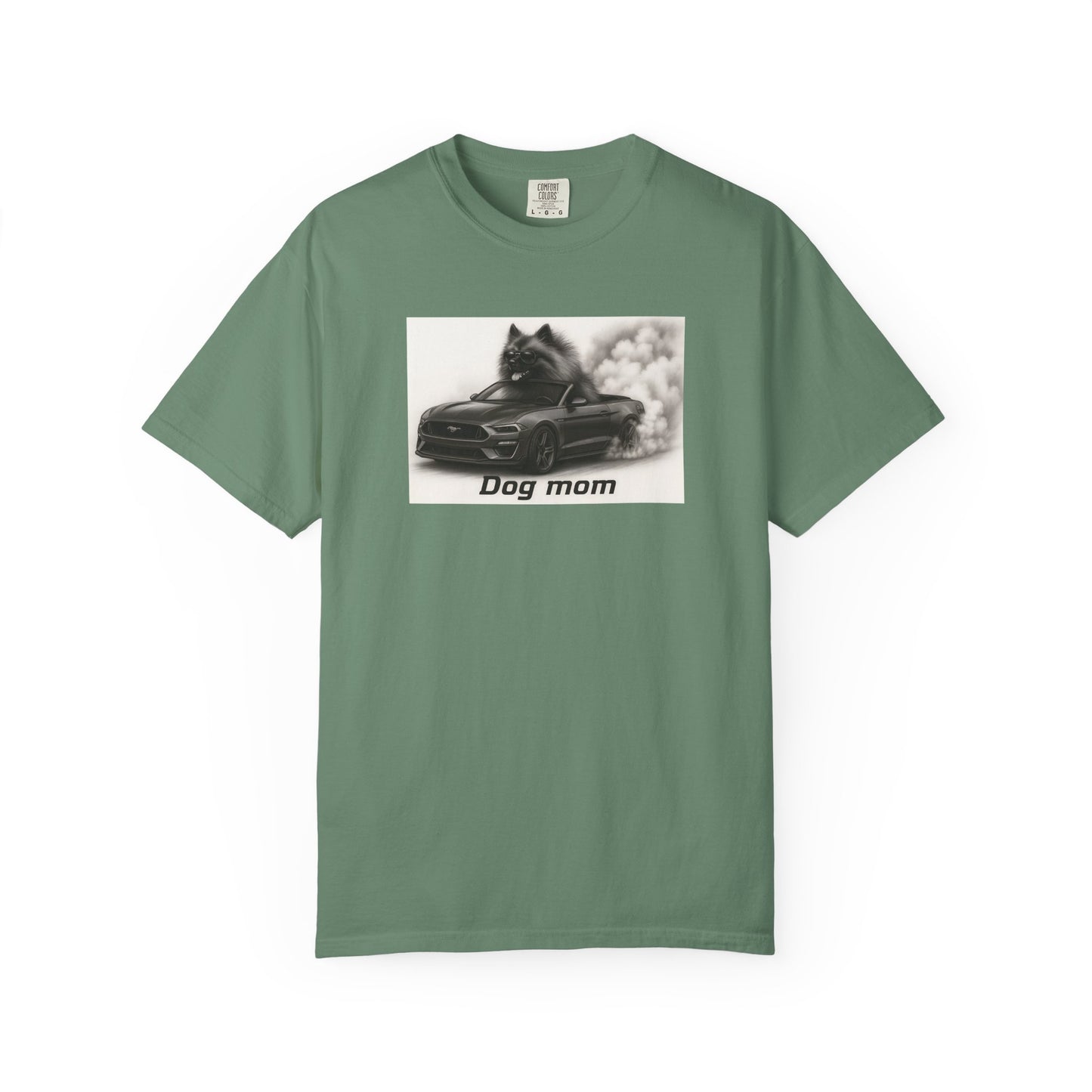 Dog Mom - Keeshond - “Cool Dogs in Cool Cars” T-Shirt Collection! 🐶🚗
