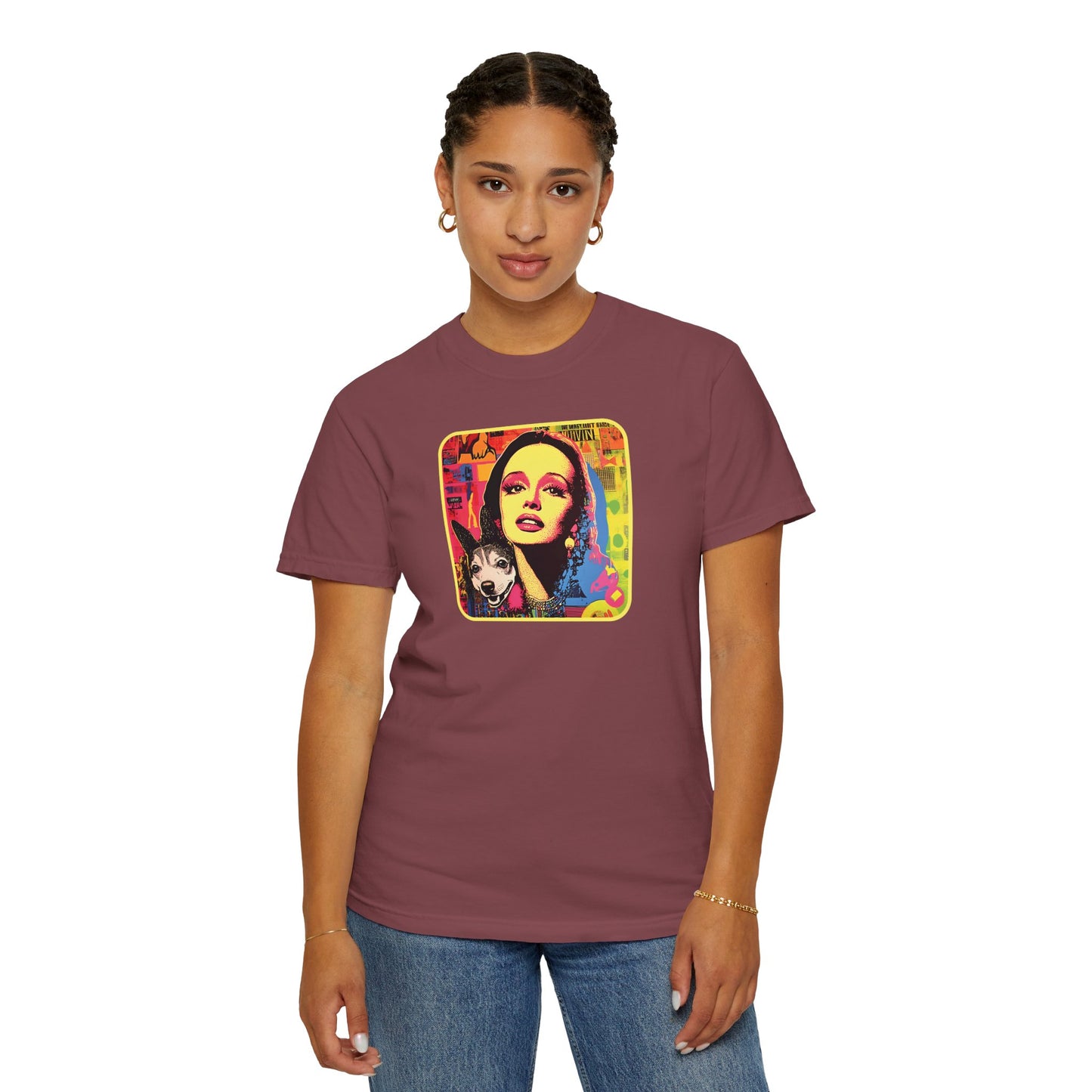 Pop Art Mom and Dog T-Shirt