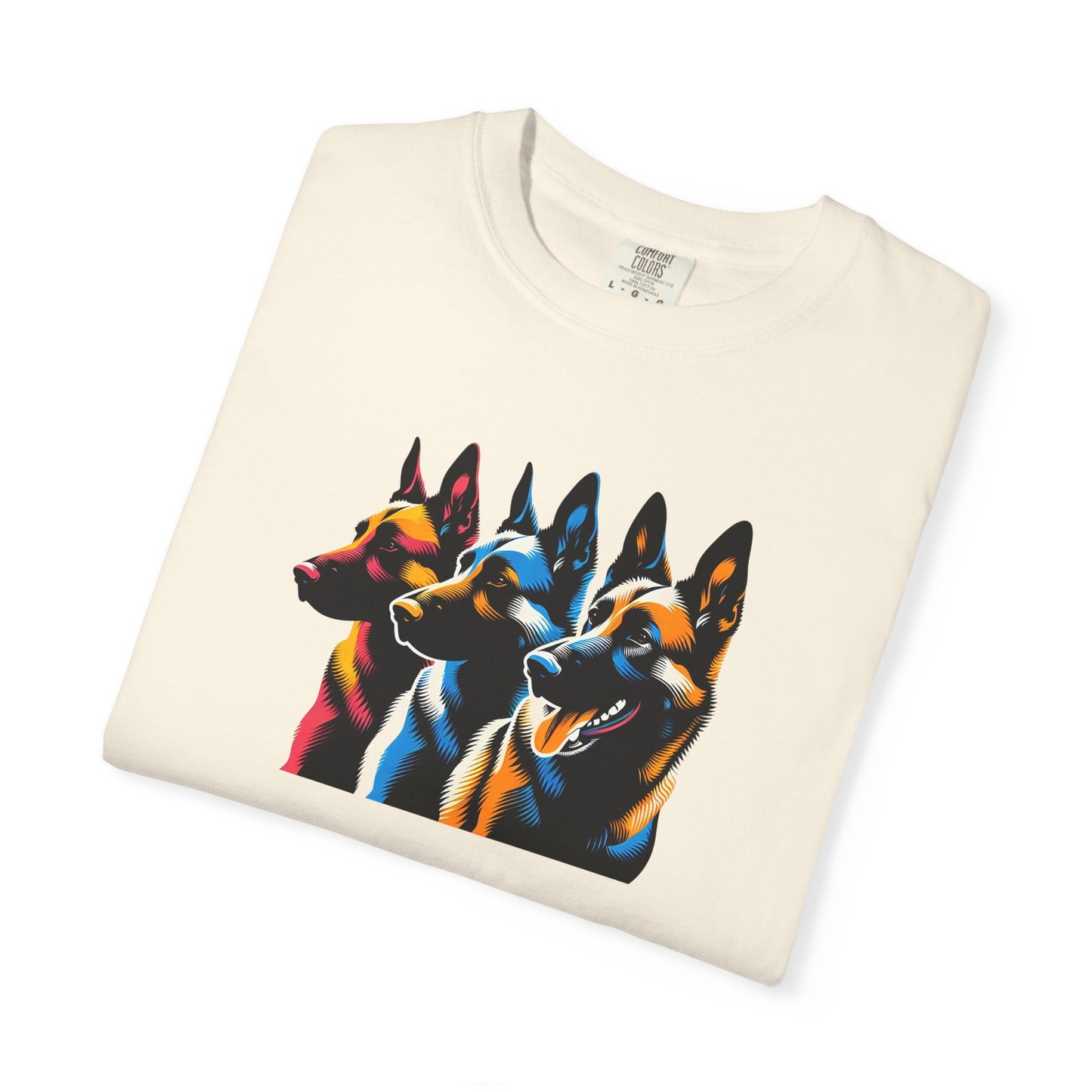 Colorful German Shepherd Unisex T-Shirt - Vibrant Dog Lover Tee