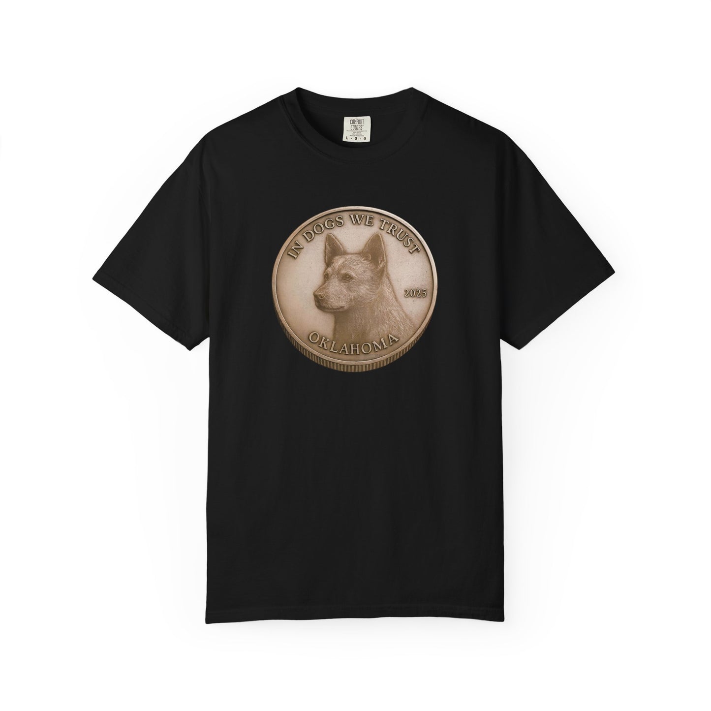 Oklahoma State Coin T-Shirt Collection - Proud Dog Breed Illustrations