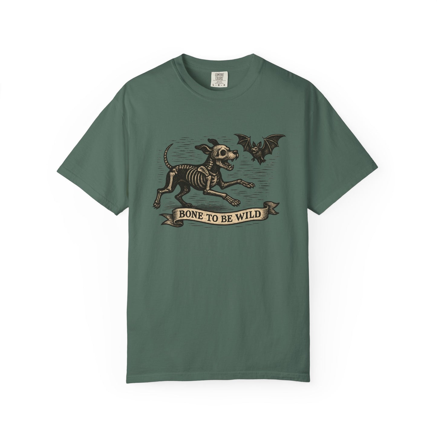 Bone To Be Wild Dog T-Shirt, Unisex Pet Lover Shirt, Halloween Tee, Funny Dog Apparel, Gift for Animal Lovers