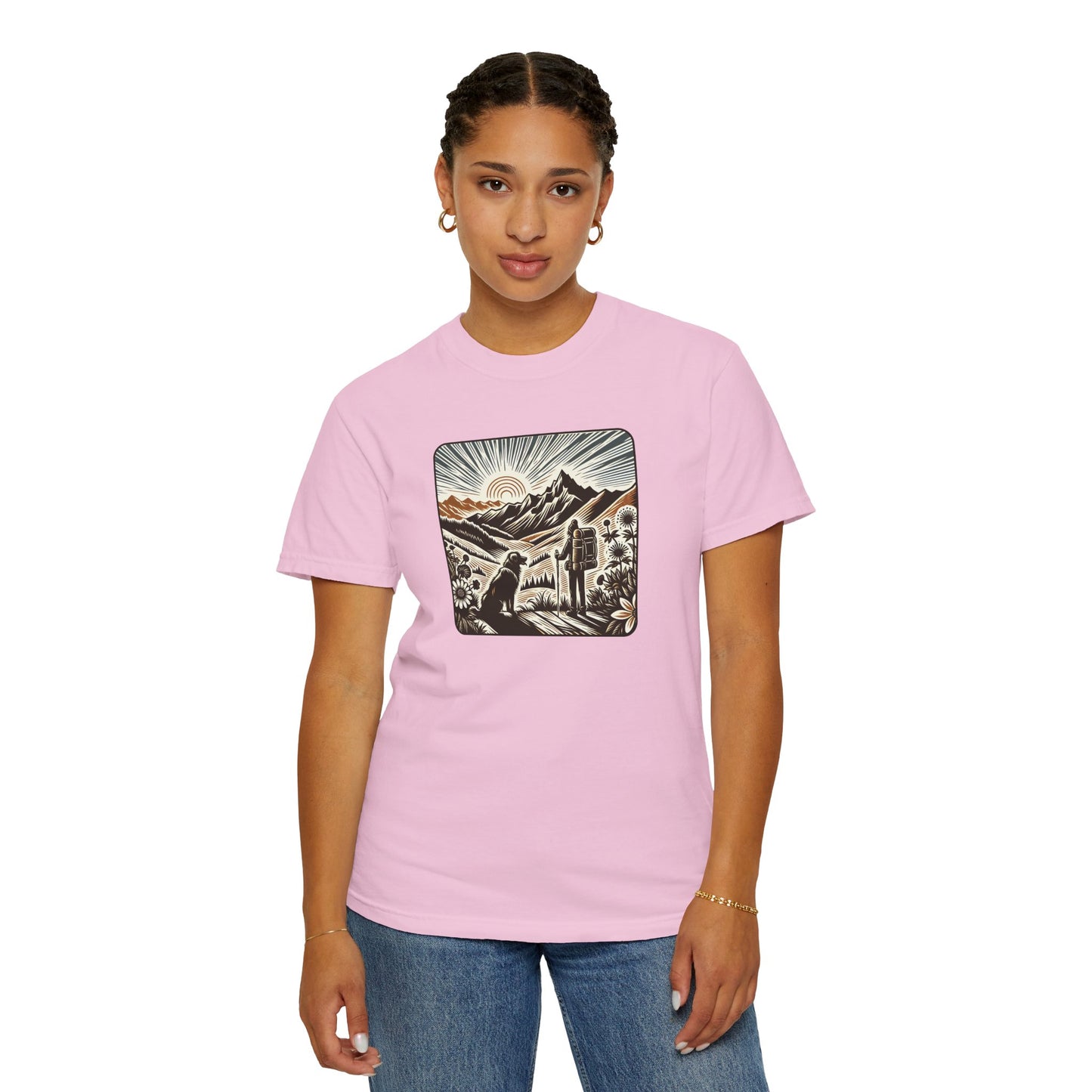 Adventure Awaits Unisex Garment-Dyed T-Shirt