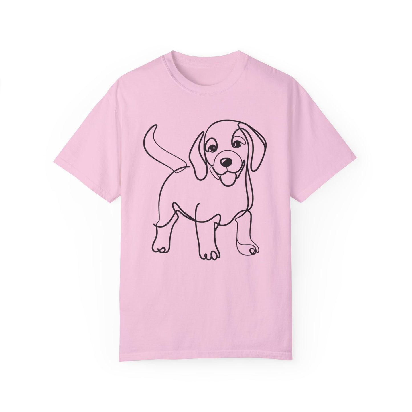I๐ถ Nose First โ Minimalist Beagle Line Art Tee - Perfect for Dog Lovers