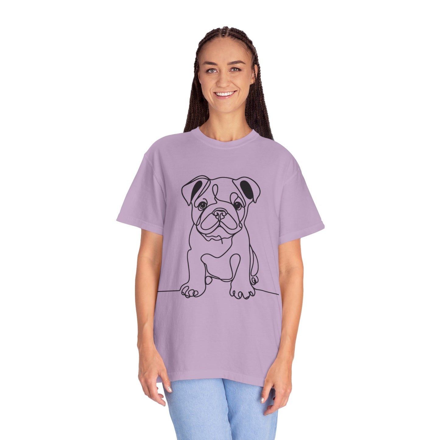 Adorable Bulldog Graphic Unisex T-Shirt