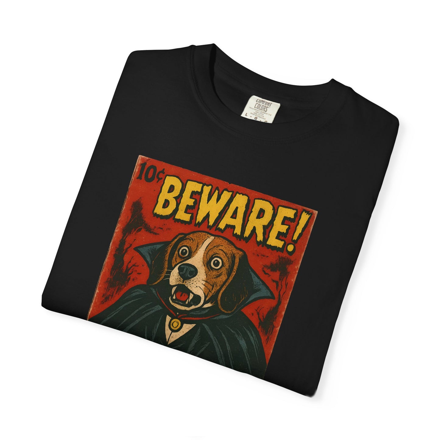 Spooky Dog Graphic T-Shirt | Unisex Vintage Style Tee, Halloween Shirt, Dog Lover Gift, Retro Graphic Tee, Funny Pet Apparel