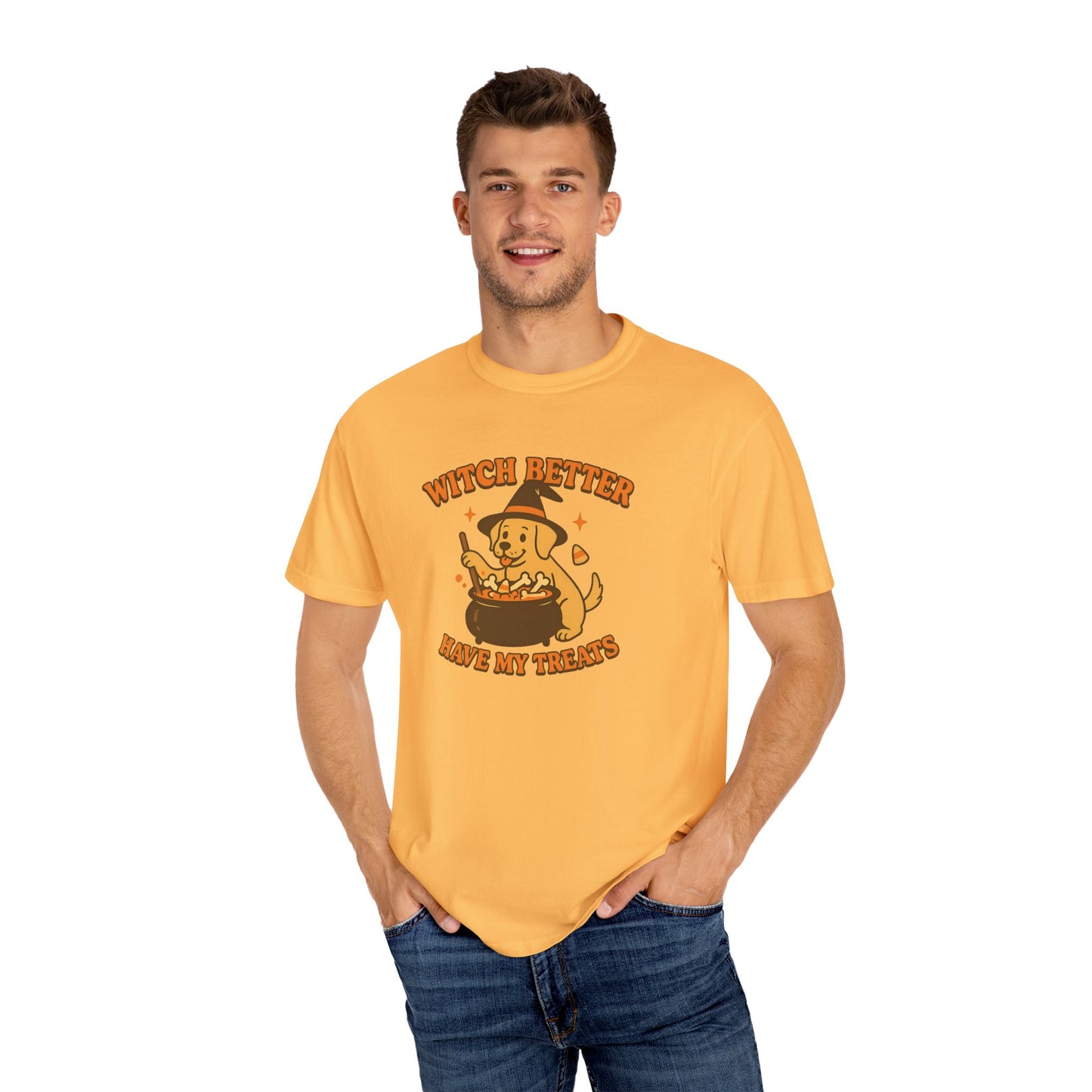 Funny Dog Halloween T-Shirt, Witch Better Have My Treats Tee, Unisex Graphic Shirt, Pet Lover Gift, Cute Dog Shirt, Spooky Season Apparel