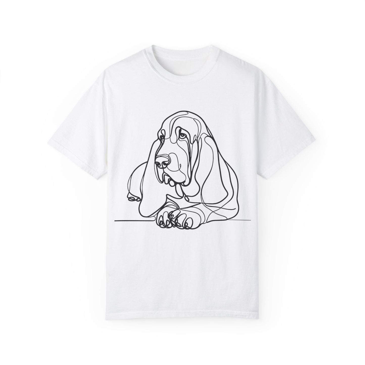 π Low & Loyal β Basset Hound Line Art Tee