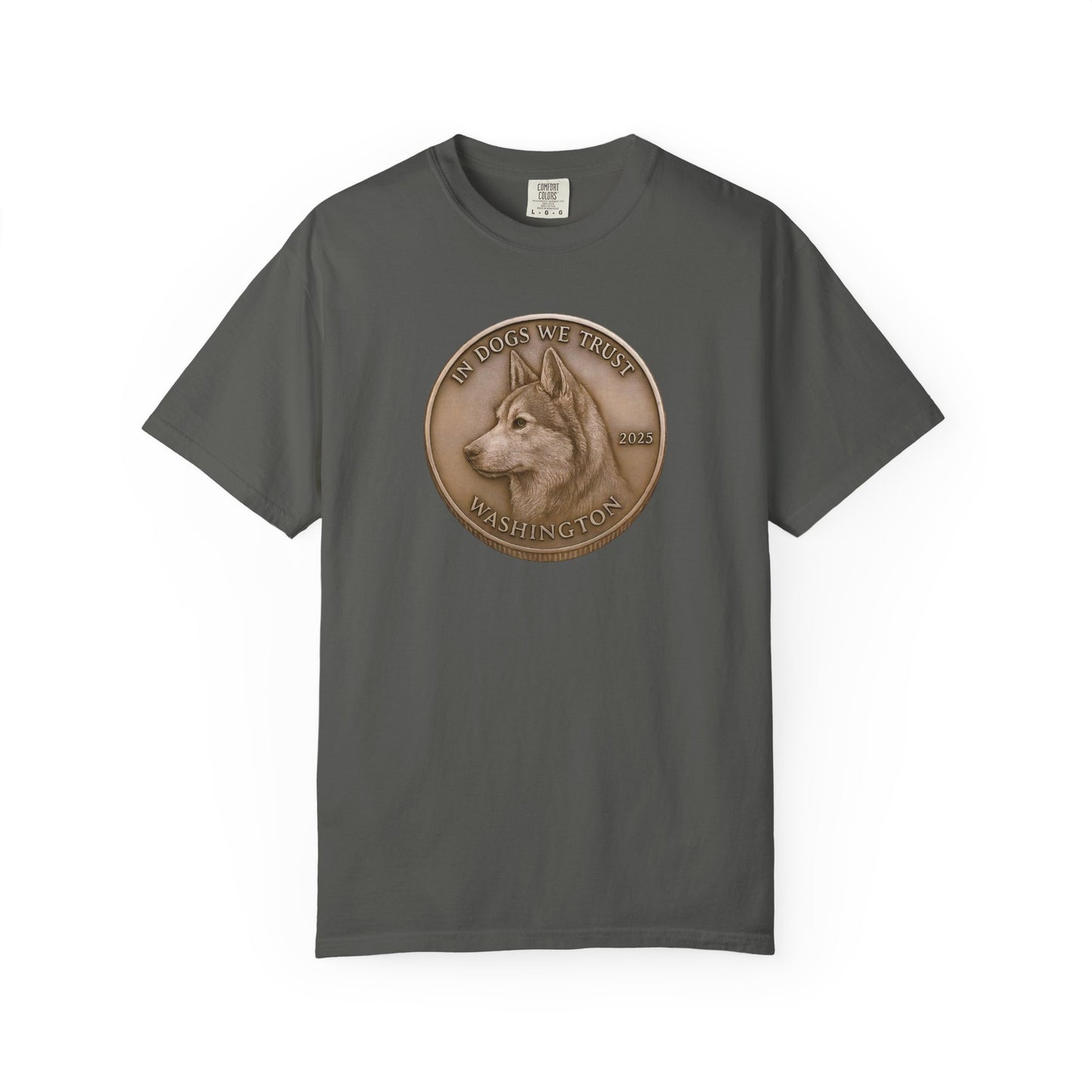 Washington State Coin T-Shirt Collection - Proud Dog Breed Illustrations