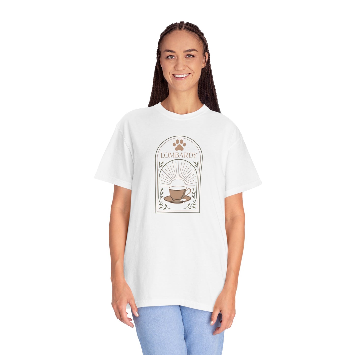 Coffee Lover's Unisex Garment-Dyed T-shirt, Soft Cotton Tee, Perfect Gift for Baristas, Coffee Enthusiasts, Homewear, Casual Style