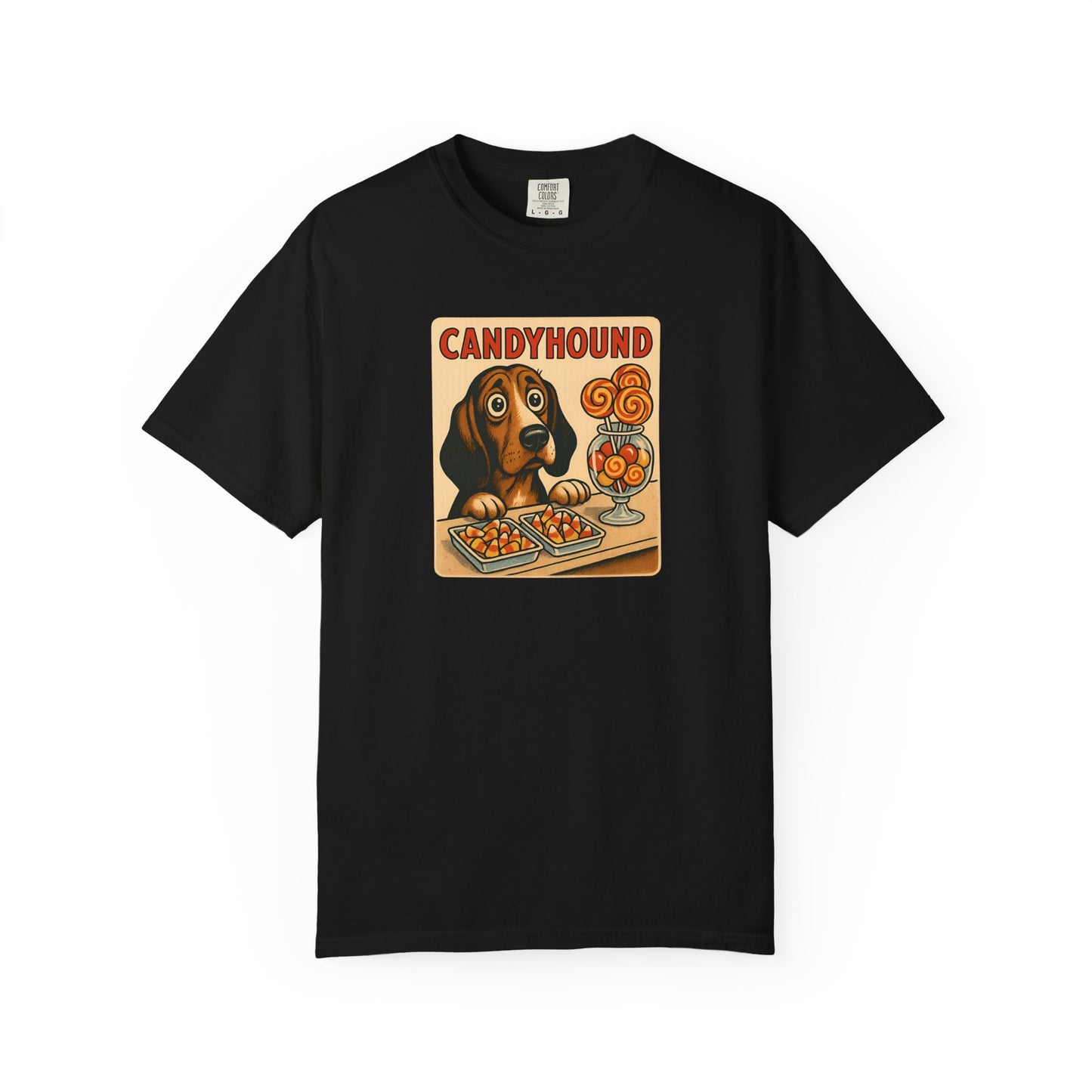 Candyhound Dog Lover Unisex T-Shirt, Cute Pet Apparel, Gift for Dog Owners, Fun Vintage Style Tee, Animal Lover's Gift