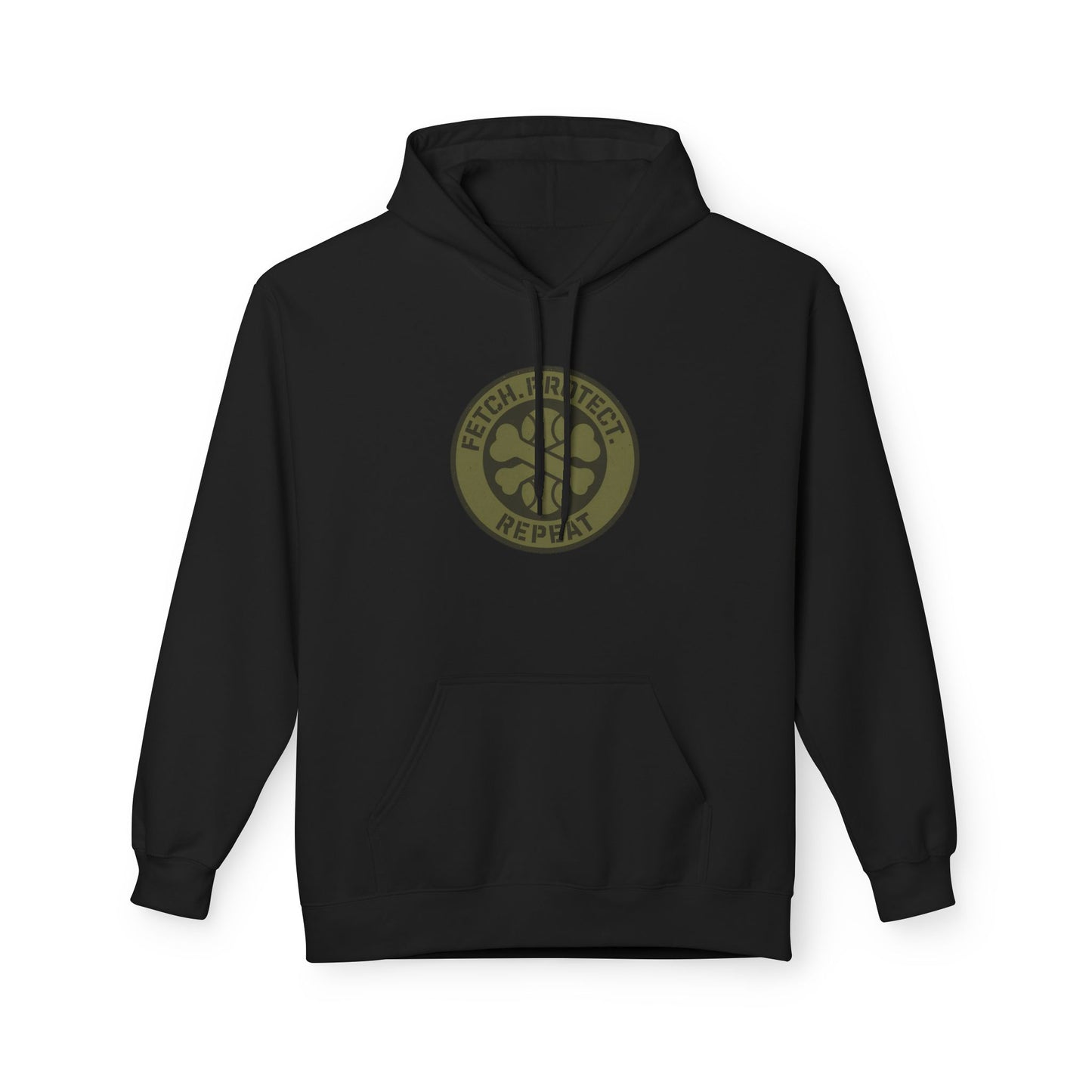 Dog Dad Fleece Hoodie, Unisex Softstyle Hooded Sweatshirt, Perfect Gift for Dog Lovers, Comfortable and Stylish