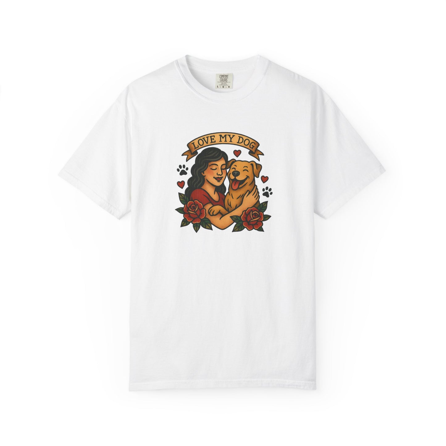 Love My Dog T-Shirt, Cute Dog Lover Tee, Pet Owner Gift, Adoption Awareness Shirt, Casual Everyday Wear
