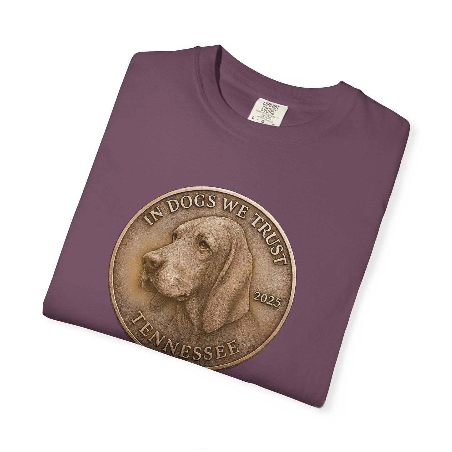 Tennessee State Coin T-Shirt Collection - Proud Dog Breed Illustrations