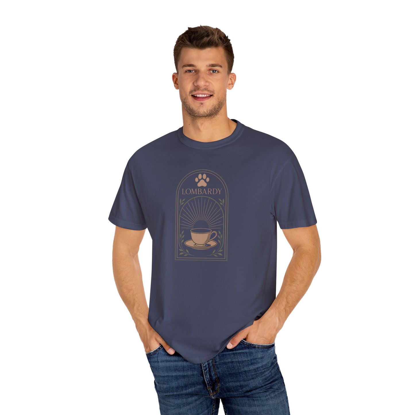 Coffee Lover's Unisex Garment-Dyed T-shirt, Soft Cotton Tee, Perfect Gift for Baristas, Coffee Enthusiasts, Homewear, Casual Style