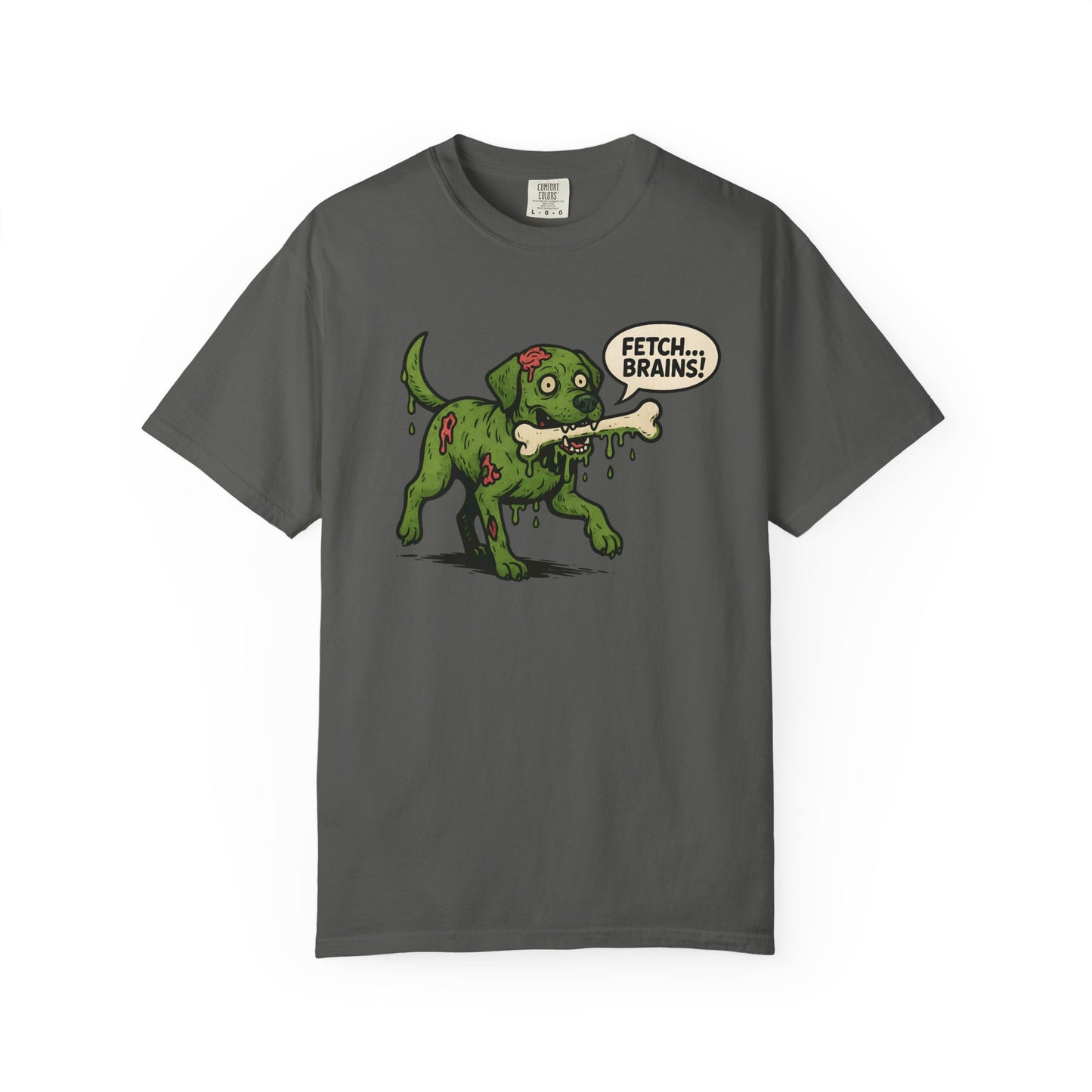 Zombie Dog Fetch T-Shirt, Funny Pet Lover Tee, Graphic Tee for Halloween, Unique Gift, Dog Owner Shirt