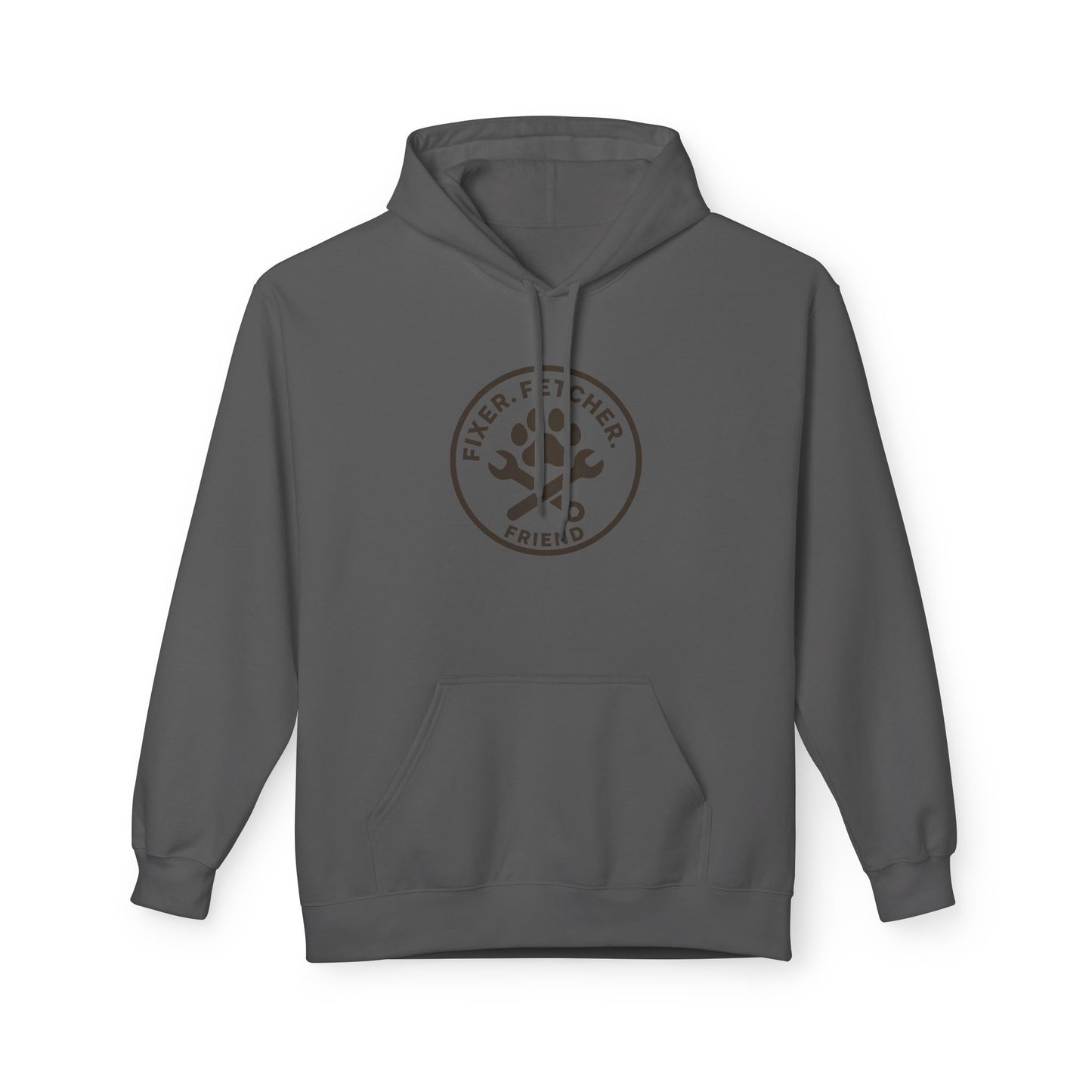 Dog Dad Fleece Hoodie, Unisex Softstyle Hooded Sweatshirt, Perfect Gift for Dog Lovers, Comfortable and Stylish