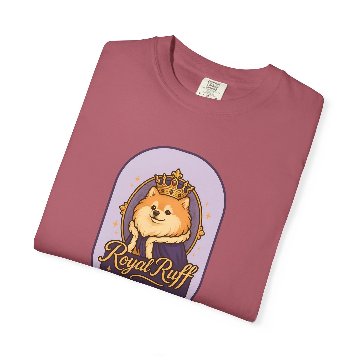 Dog Lover's Royal Ruff T-Shirt - Unisex Funny Pet Tee, Gift for Dog Parents, Cute Animal Shirt, Pet Memorial, Birthday Gift