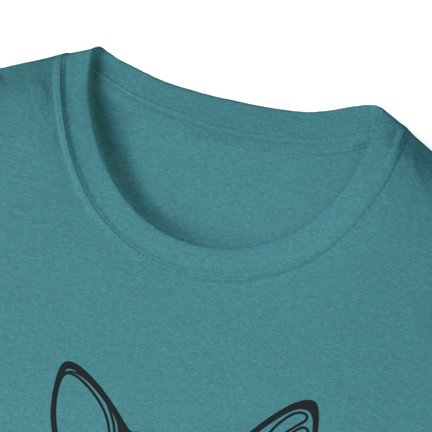 🖤 True Grit – Blue Heeler Line Art Tee – Minimalist Dog Outline Design