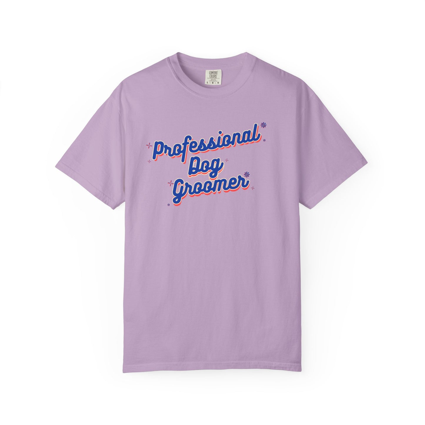 Professional Dog Groomer T-Shirt - Unisex Garment-Dyed Tee for Dog Lovers and Groomers