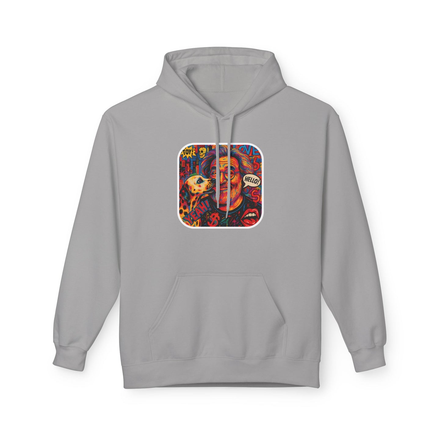 Hoodie - Jerry Garcia and a Dog Pop Art Poster Design