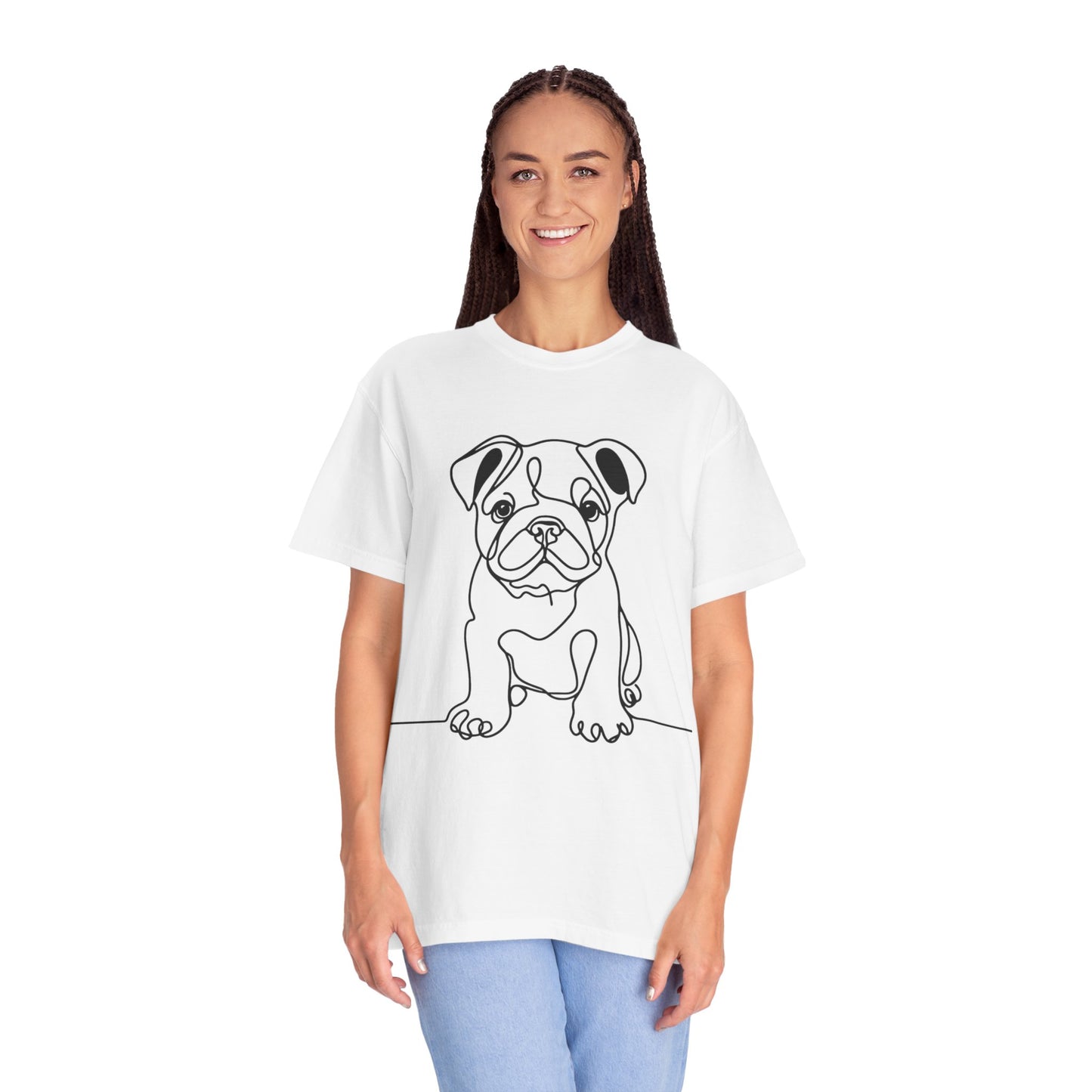 Adorable Bulldog Graphic Unisex T-Shirt