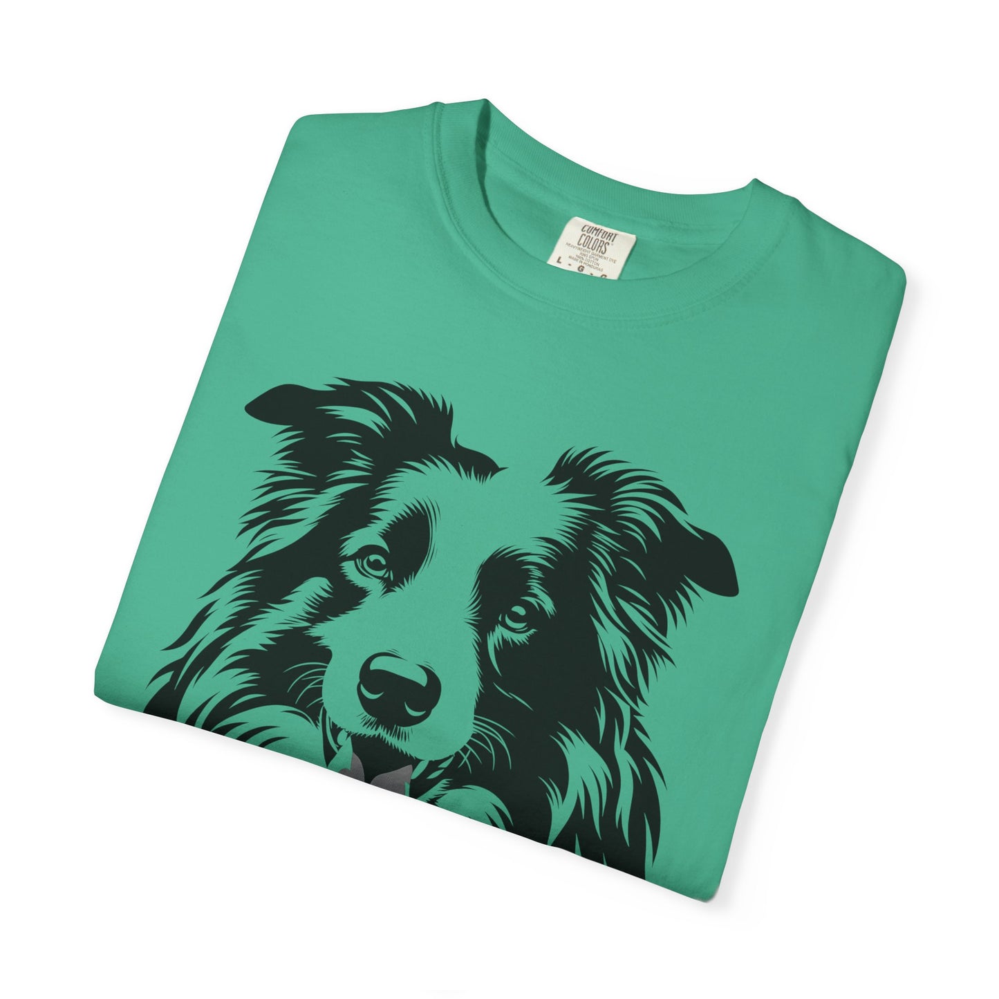 🖤 The Classic Collie – B/W Art Border Collie Tee - Perfect Gift for Dog Lovers
