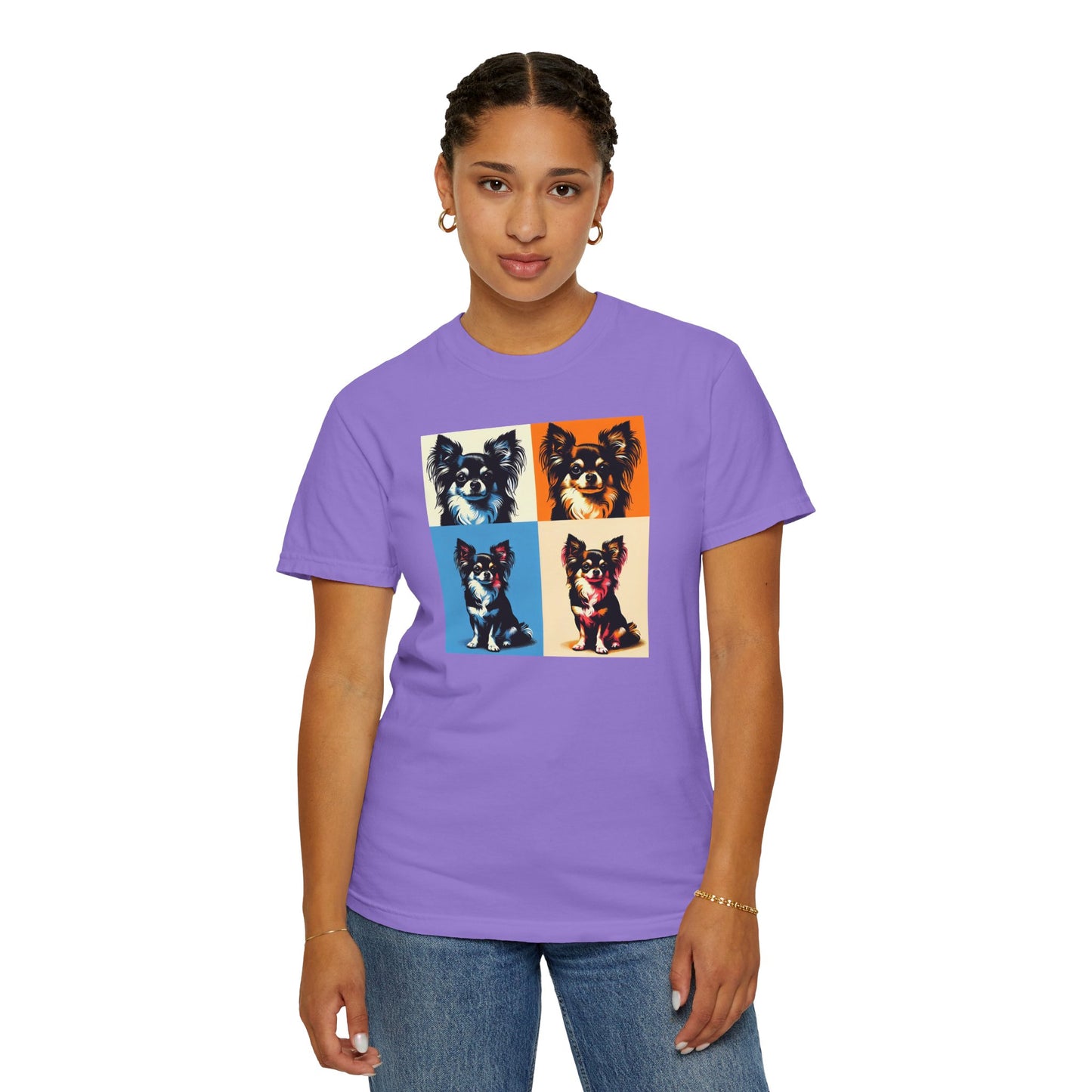 Chihuahua Pop Art Unisex T-shirt - Colorful Graphic Tee for Dog Lovers