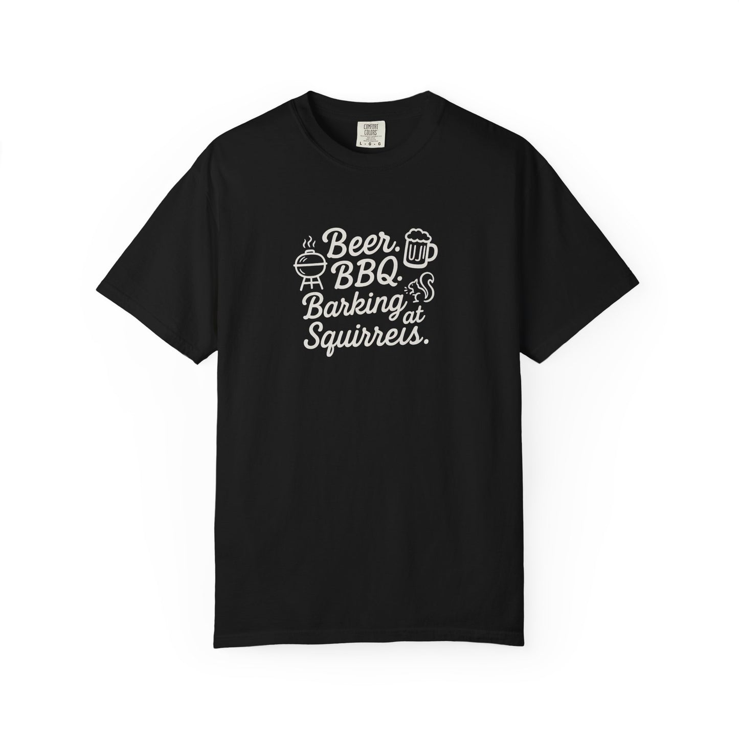 Beer BBQ and Barking Dog Dad T-Shirt