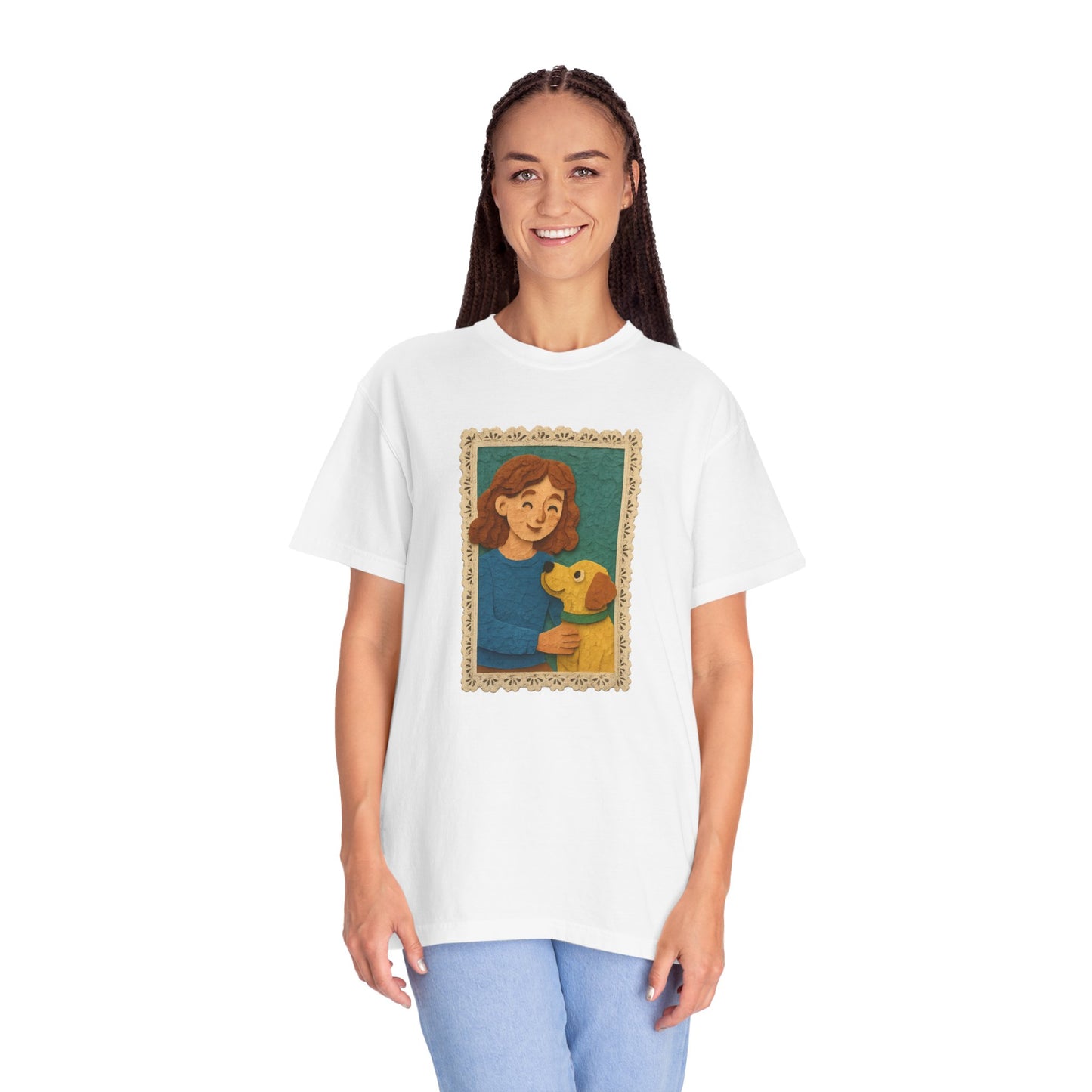 Dog Mom T-shirt - Unisex Garment-Dyed Tee for Pet Lovers