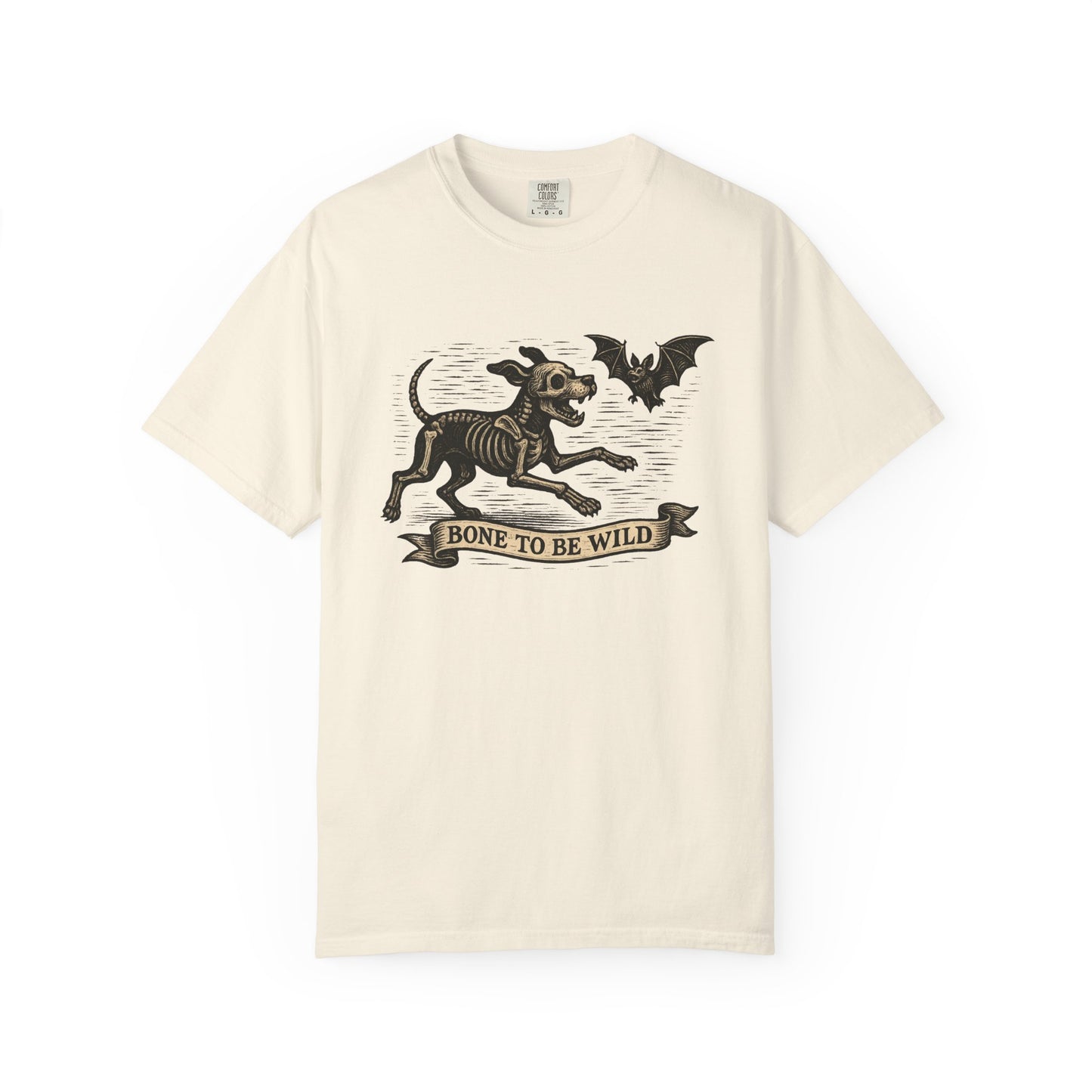 Bone To Be Wild Dog T-Shirt, Unisex Pet Lover Shirt, Halloween Tee, Funny Dog Apparel, Gift for Animal Lovers