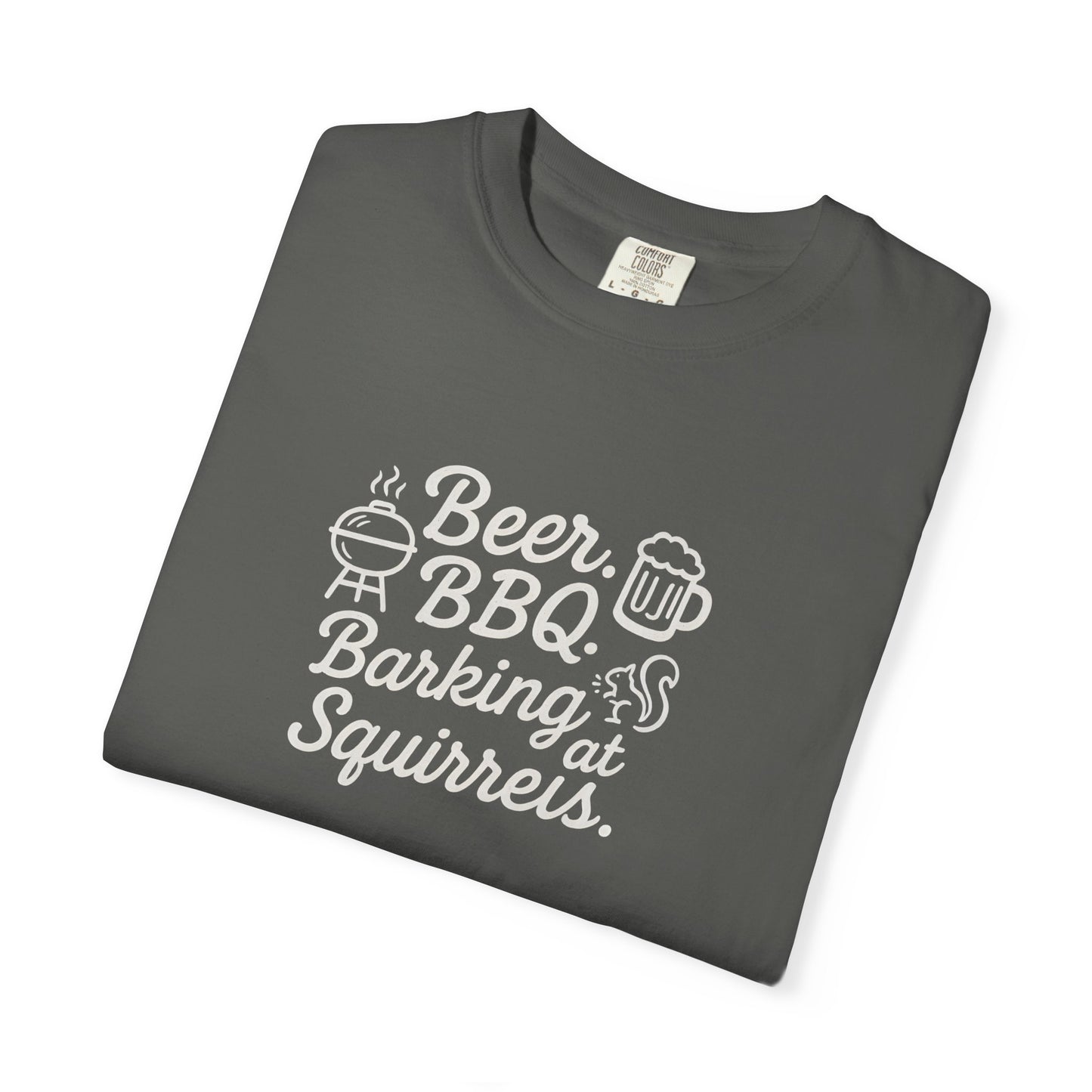 Beer BBQ and Barking Dog Dad T-Shirt