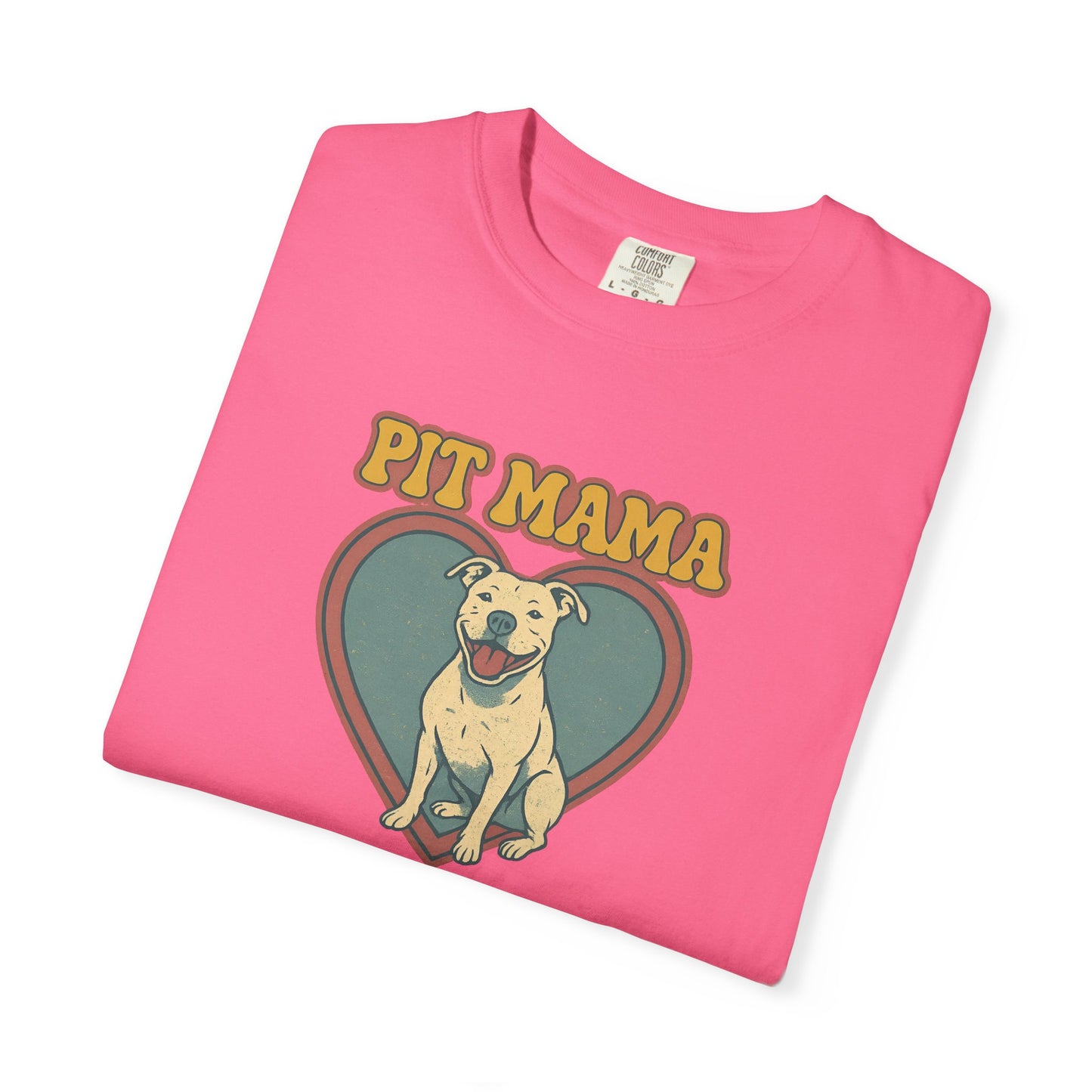 Pit Mama Unisex T-Shirt - Perfect Gift for Dog Lovers, Pet Owners, Animal Rescue Advocates, Dog Mom Apparel