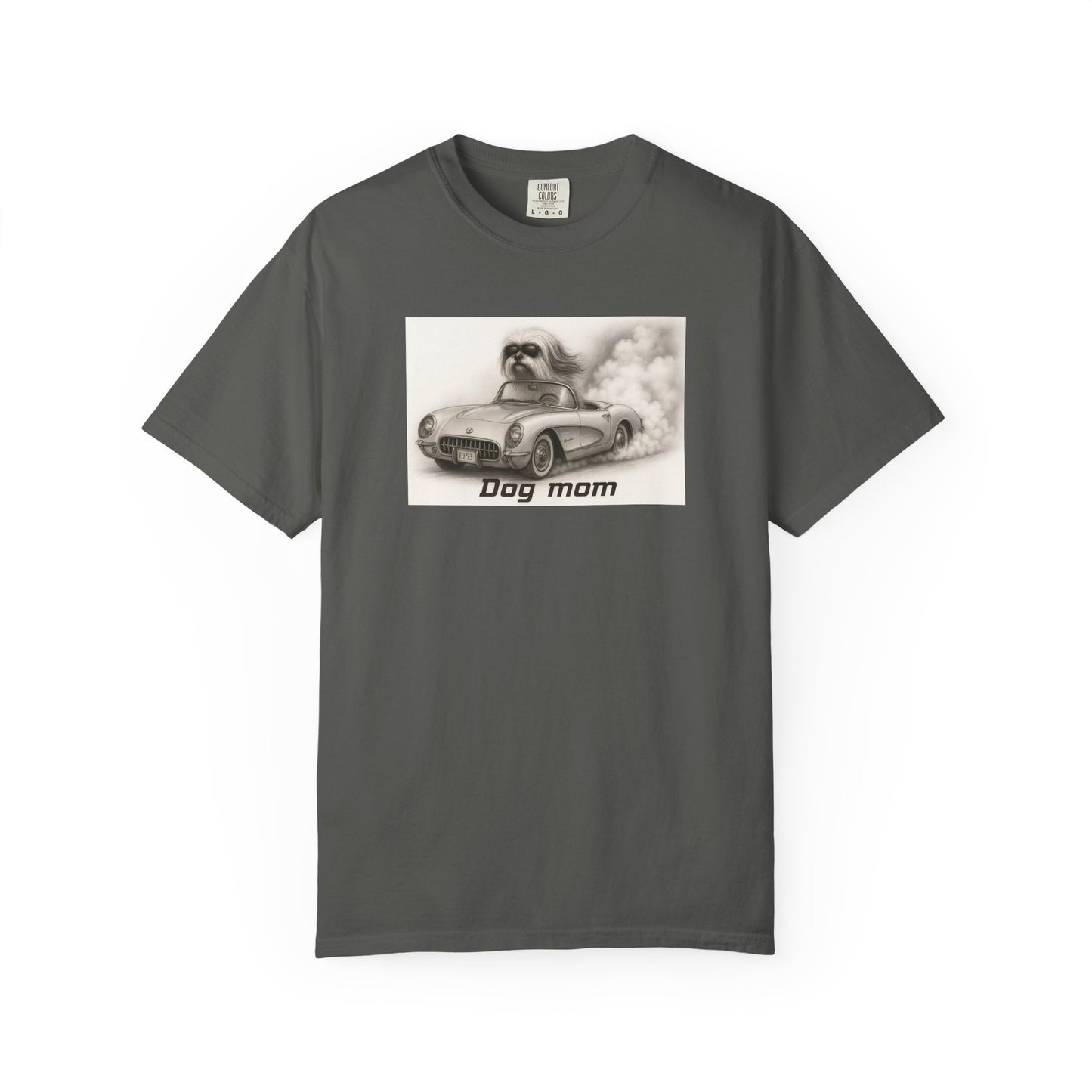 Dog Mom - Lhasa Apso- “Cool Dogs in Cool Cars” T-Shirt Collection! 🐶🚗