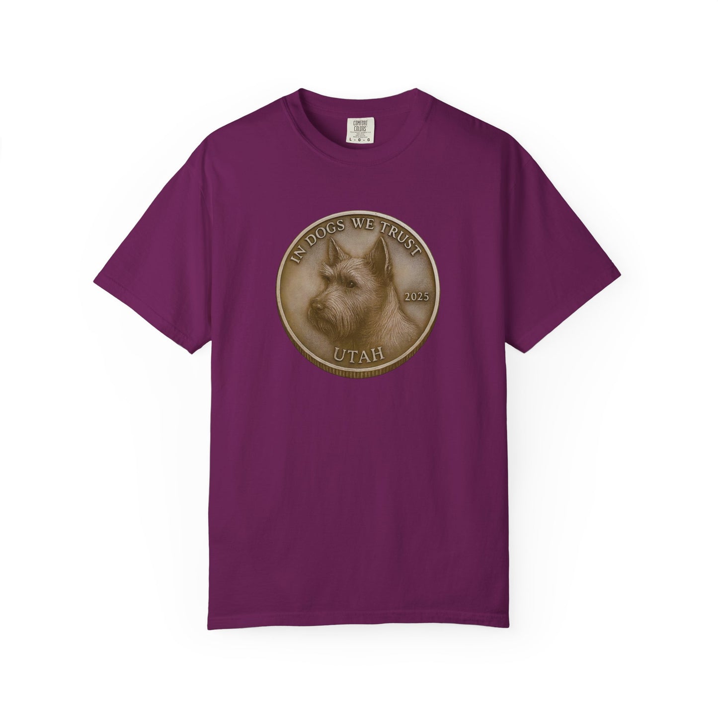 Utah State Coin T-Shirt Collection - Proud Dog Breed Illustrations