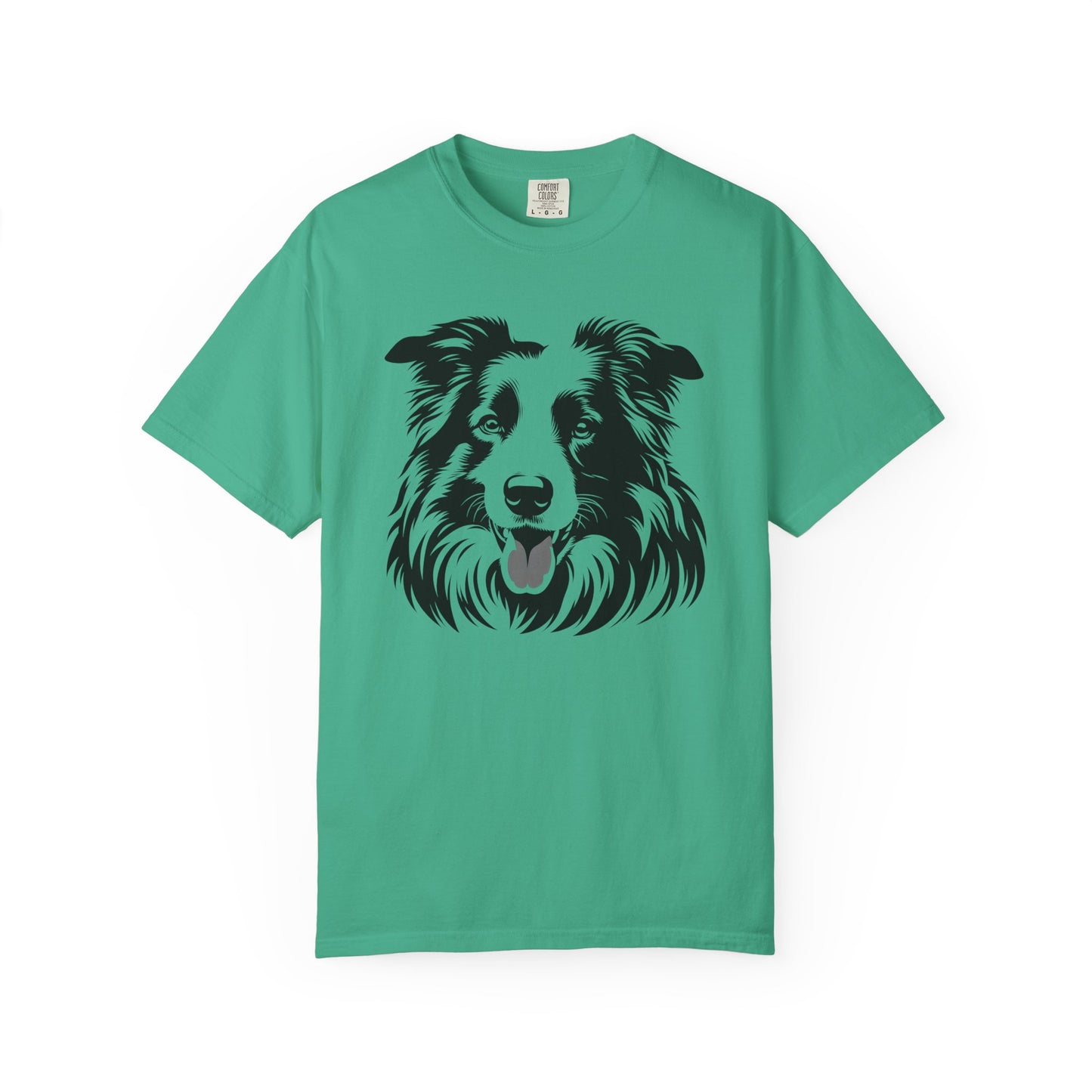 🖤 The Classic Collie – B/W Art Border Collie Tee - Perfect Gift for Dog Lovers