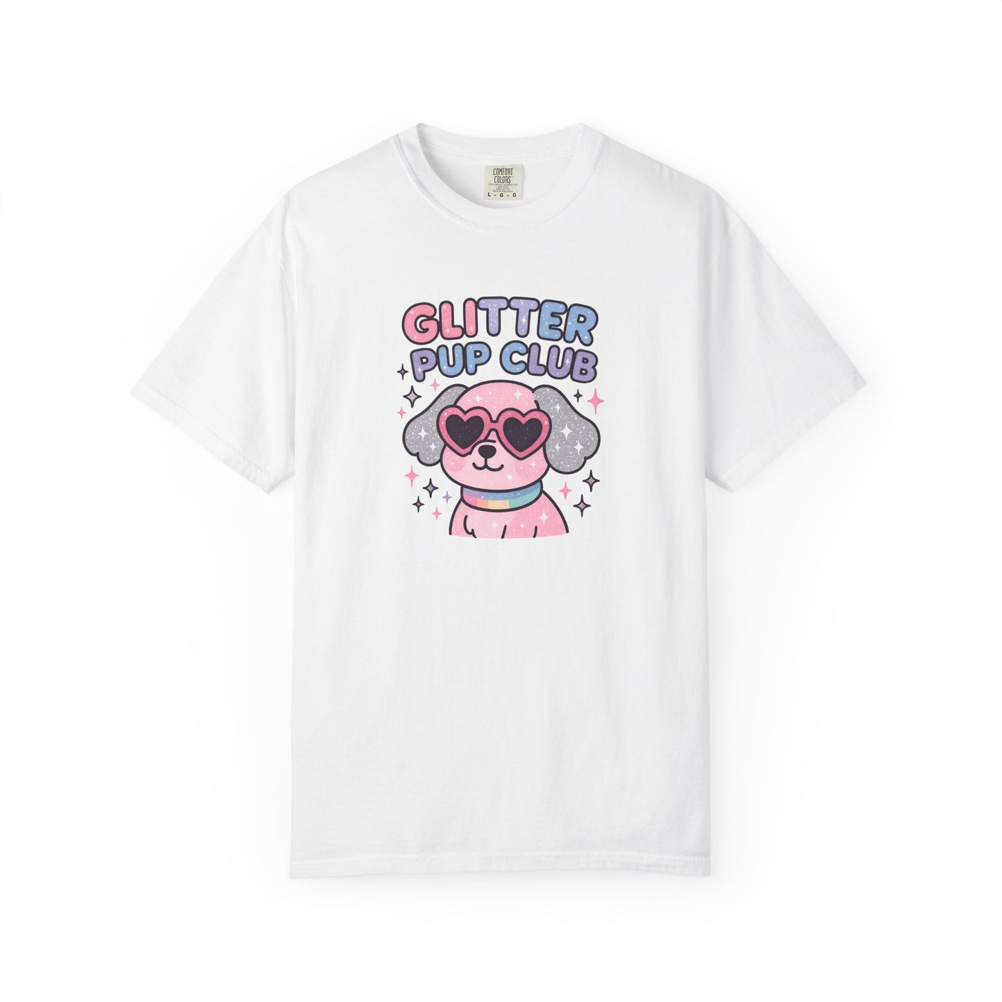 Glitter Pup Club Unisex T-Shirt, Cute Dog Tee, Pet Lovers Gift, Fun Casual Wear, Animal Lover Shirt, Summer Essentials