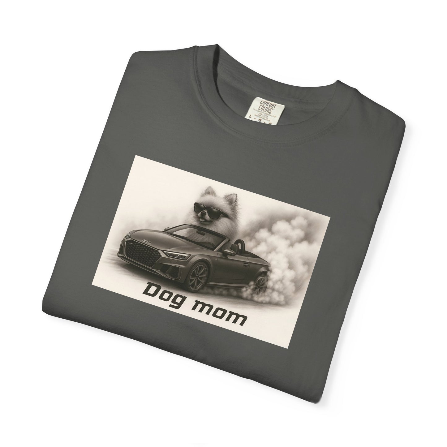 Dog Mom - Pomeranian - “Cool Dogs in Cool Cars” T-Shirt Collection! 🐶🚗