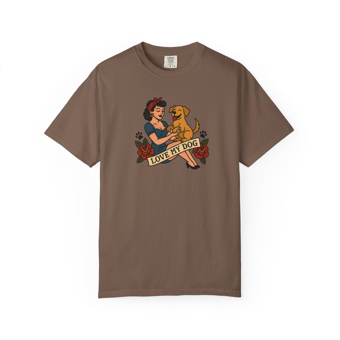 Love My Dog - T-Shirt, Perfect for Pet Owners, Gifts for Dog Lovers, Casual Wear, Love My Dog Shirt, Animal Lover Tee