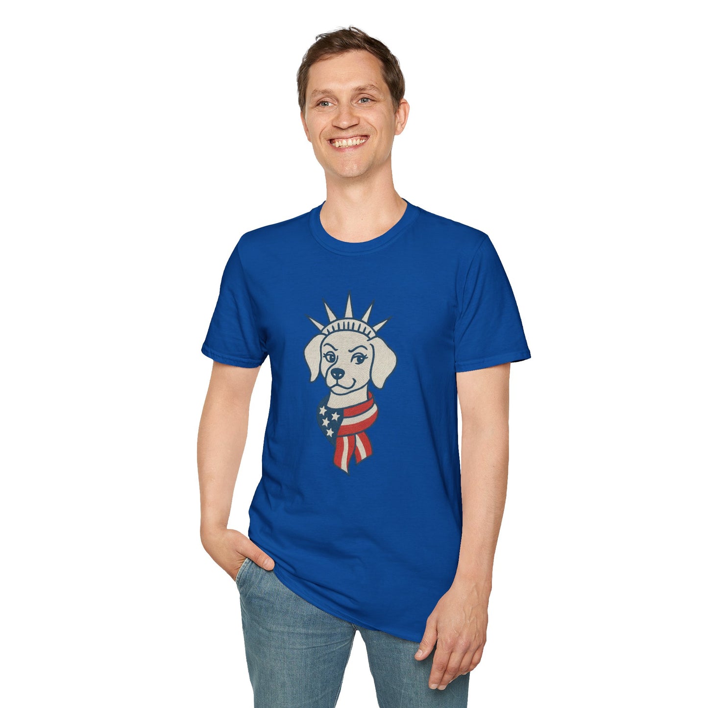 Patriotic Unisex T-Shirt with Flag Design, USA Pride Shirt, Everyday Wear, 4th of July Gift, Casual Style, American Flag Tee
