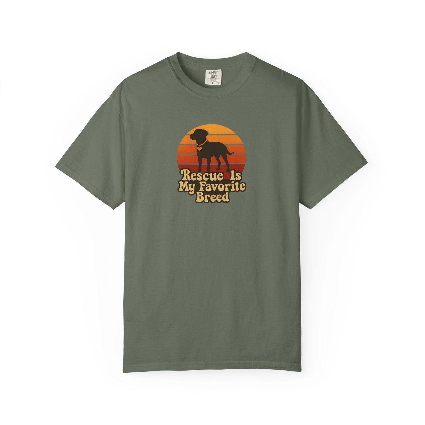 Rescue Dog Lover T-Shirt, Unisex Garment-Dyed Tee, Pet Adoption Shirt, Animal Rescue Apparel, Gift for Dog Owners, Animal Lover Gift